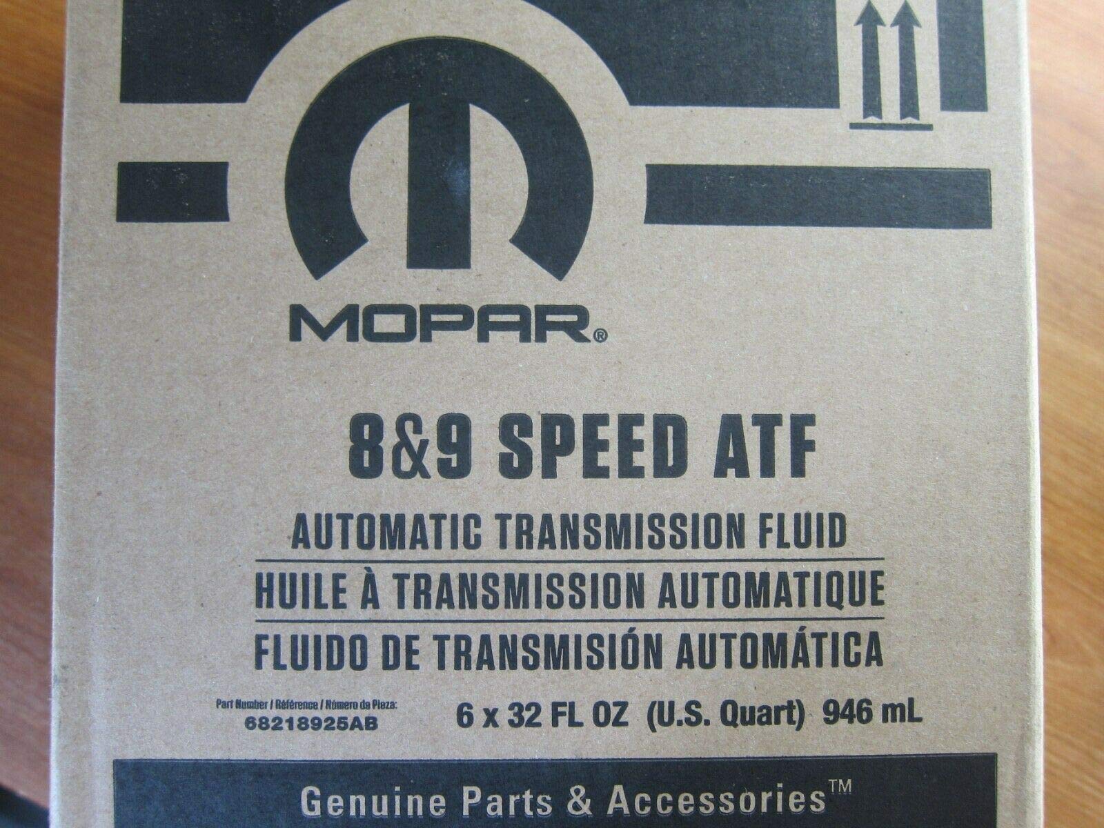 Mopar 8 & 9 Speed Automatic Transmission Fluid - 7 Quarts for Chrysler Dodge Jeep Ram Vehicles