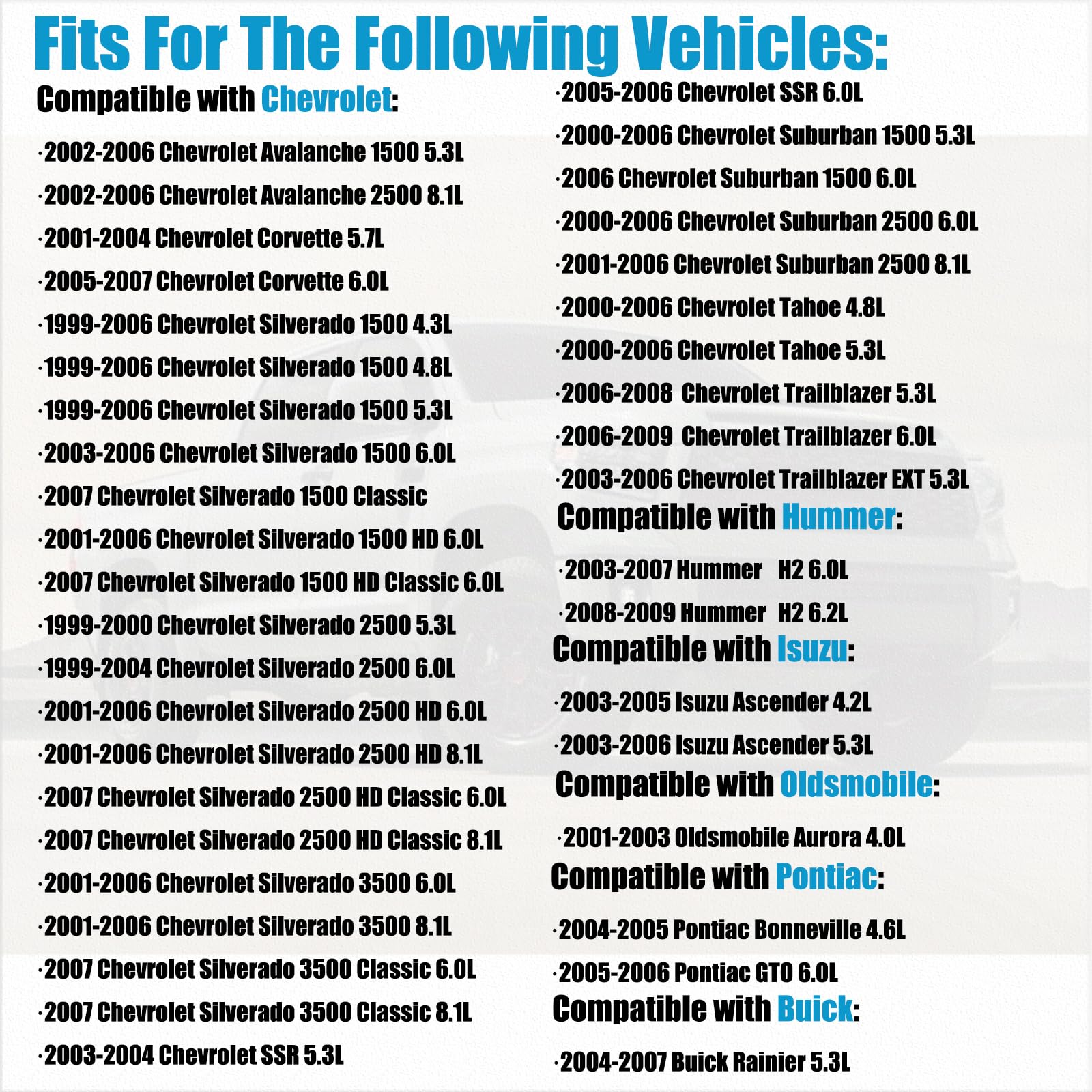 OYEAUTO Mass Airflow Sensor Meter MAF DL-6012 AF10043 Compatible with Chevy Cadillac GMC Silverado Suburban Tahoe Yukon XL Sierr