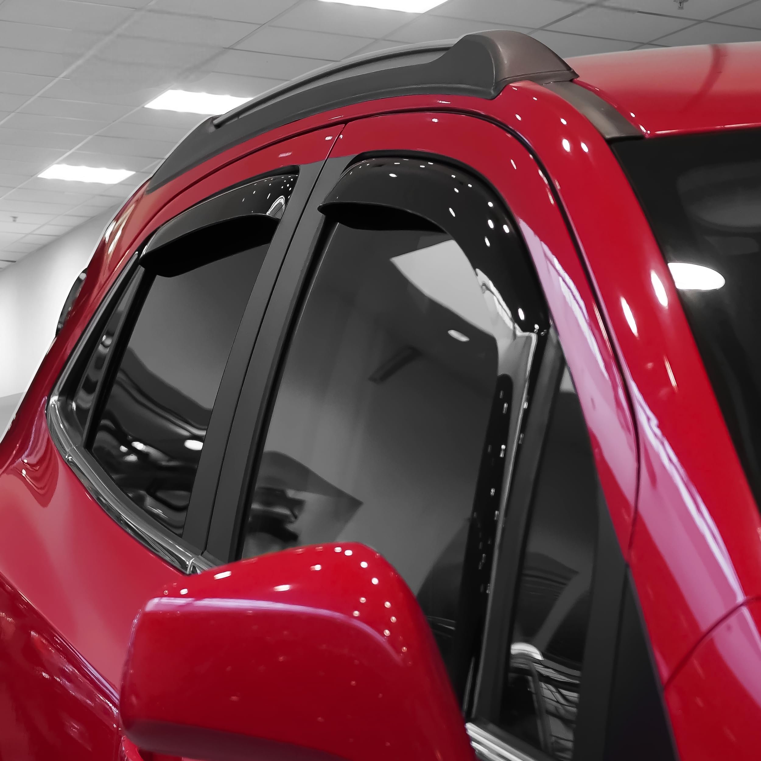 Voron Glass In-Channel Extra Durable Rain Guards For Buick Encore 2013-2022, Window Deflectors, Vent Window Visors, 4 Pieces - 2