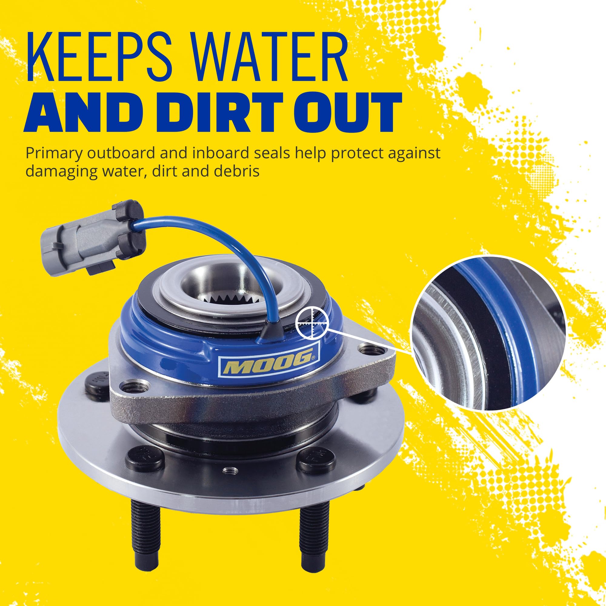 Moog 515197 Wheel Bearing And Hub Assembly For Chevrolet Silverado 1500