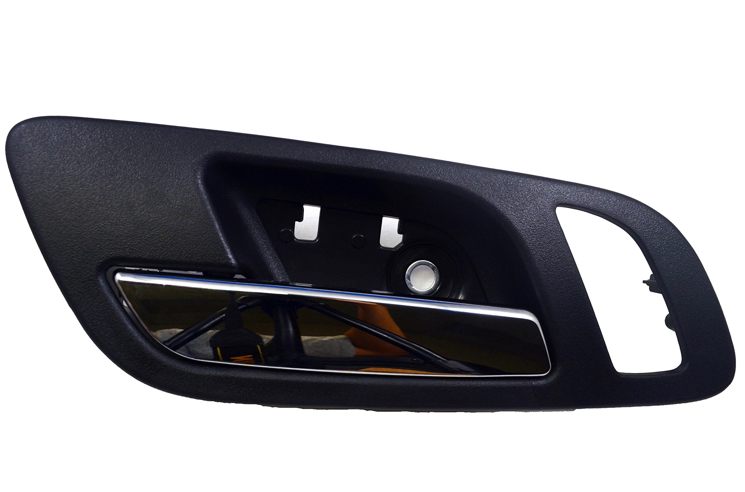 Pt Auto Warehouse Gm-2546Mafl2 - Inside Interior Inner Door Handle, Black (Ebony) Housing With Chrome Lever - With Memory And He