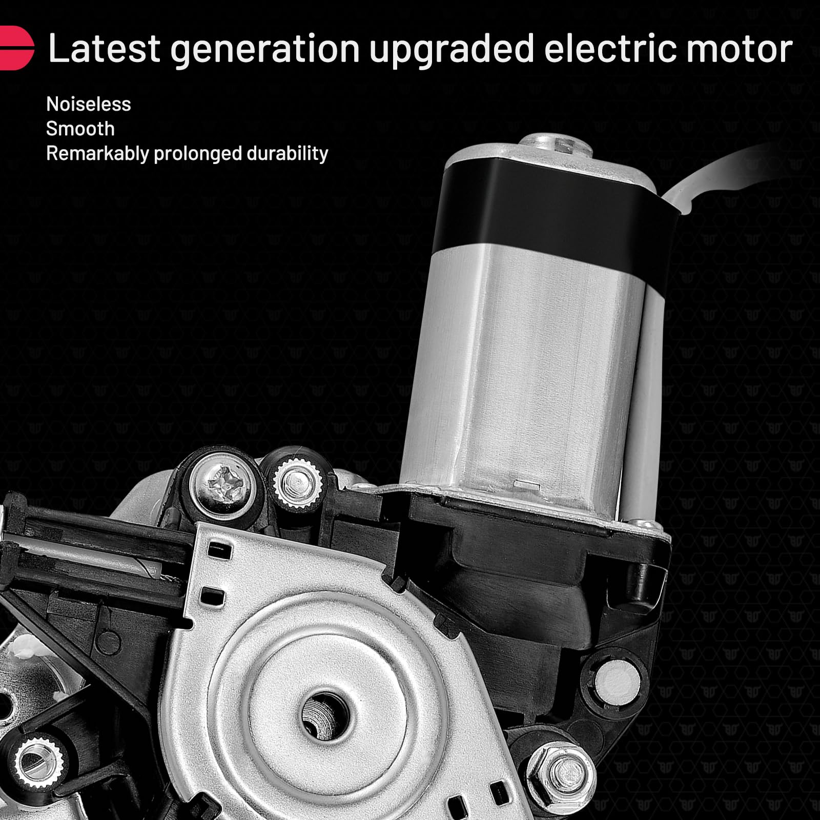 BDFHYK 748-510 Power Window Regulator with Motor Rear Left Compatible with Chevy Impala 2006-2013, Compatible with Chevy Impala