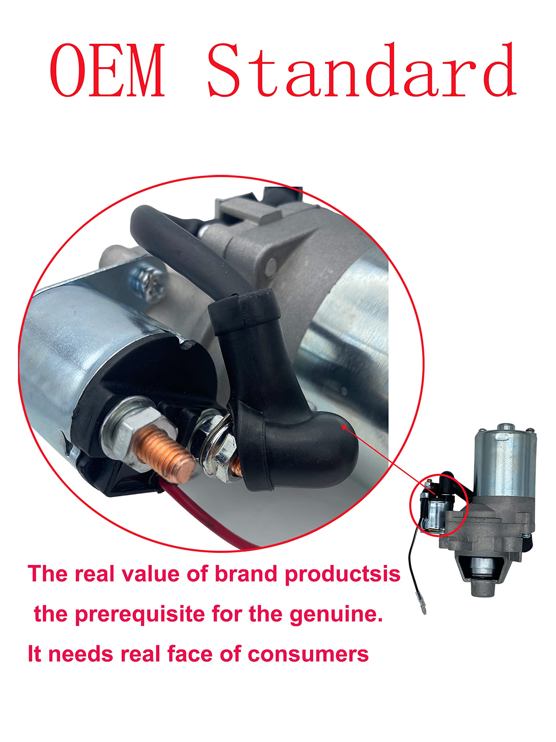 Yamakato Gx160 Gx200 Starter Motor 212Cc For Honda 31210-Ze1-023 Predator 212 Electric Start Duromax 7 Hp Lifan 6.5 Hp Viking 22