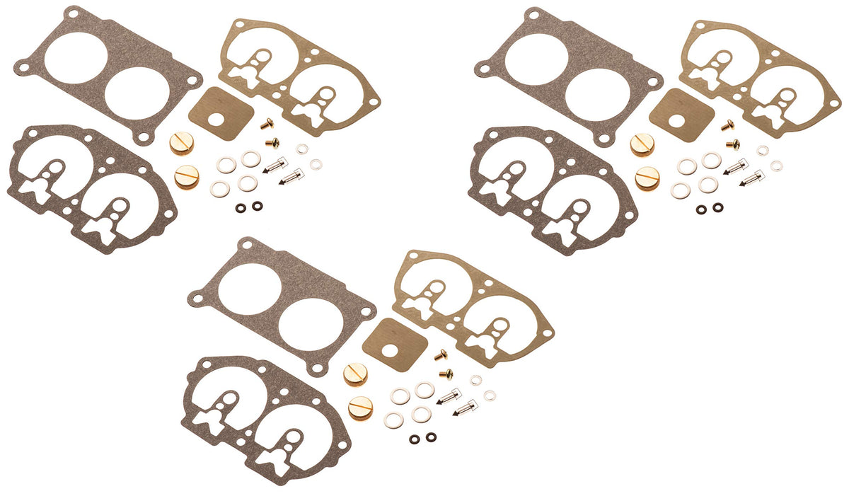 Titan 757 Performance Yamaha Outboard Triple Carburetor Carb Rebuild Kit V6 150 175 200 225 Hp 86-95
