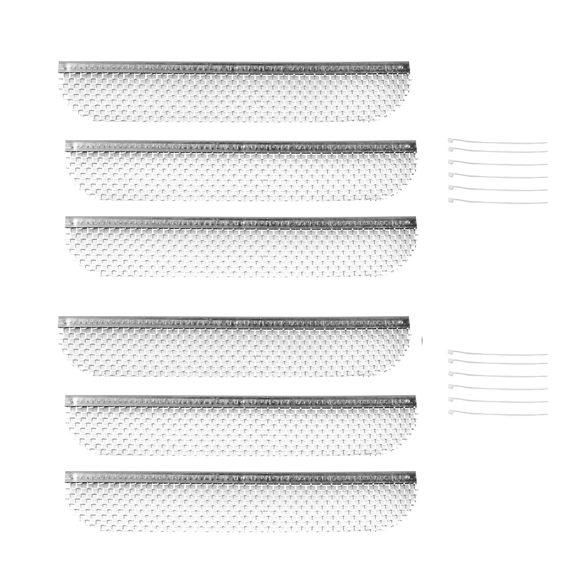 Rvguard Rv Flying Insect Screen Bug Screen For Dometic Fridges 8.1 X 1.5 Inch 6 Pack Stainless Steel Mesh Fridge Vent Cover Repl