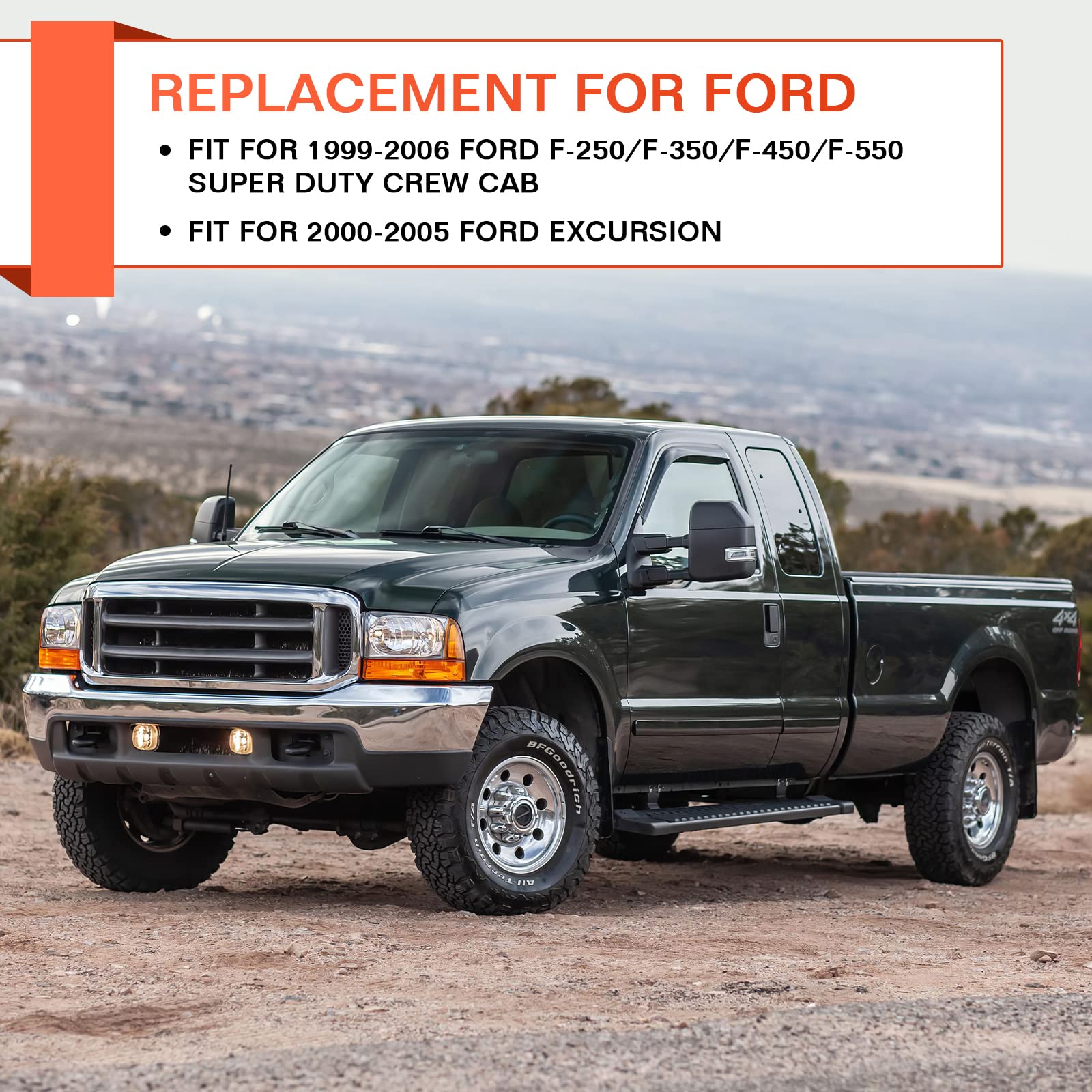 ACLONG 4PCS Window Rubber Weatherstrip Seal Front and Rear Lower Door Compatible With 1999-2016 Ford F250 F350 F450 F550 Super D