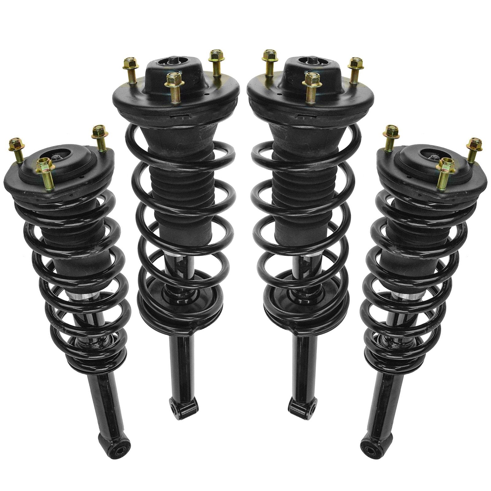 Trq Shock & Spring Assembly Front & Rear Lh & Rh Kit Set Of 4 For 90-00 Lexus Ls400