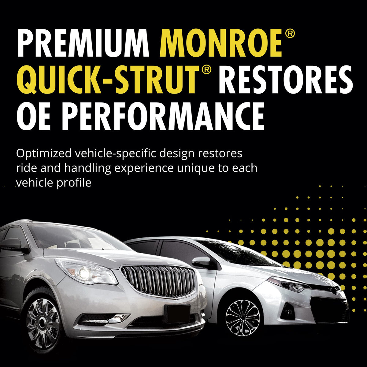 Monroe Quick-Strut 172959 Suspension Strut And Coil Spring Assembly For Volvo Xc60