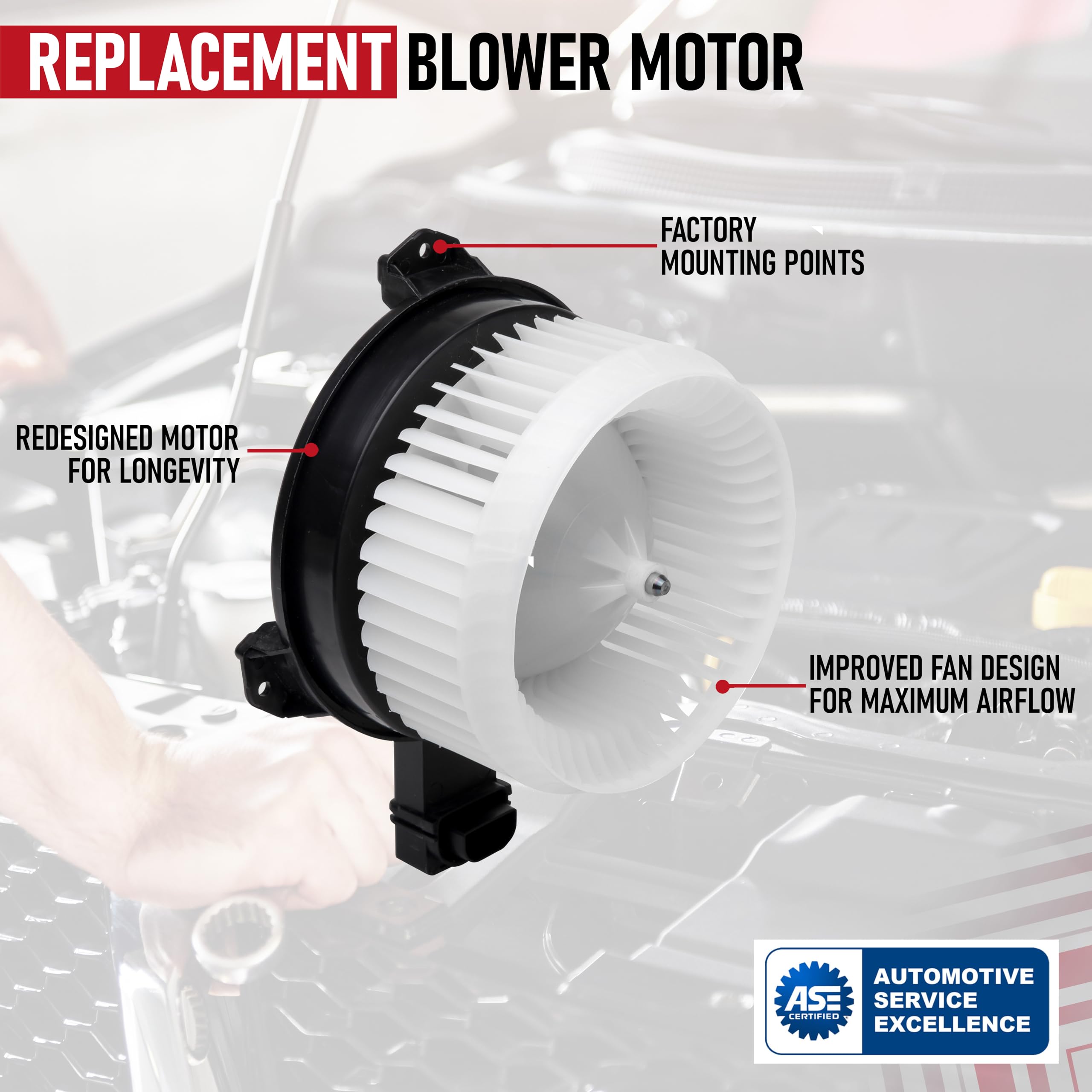 Hvac Blower Motor Replacement By Aa Ignition - Compatible With Acura & Honda Vehicles - 2013-2015 Ilx, 2013-2014 Rdx, 2012-2013