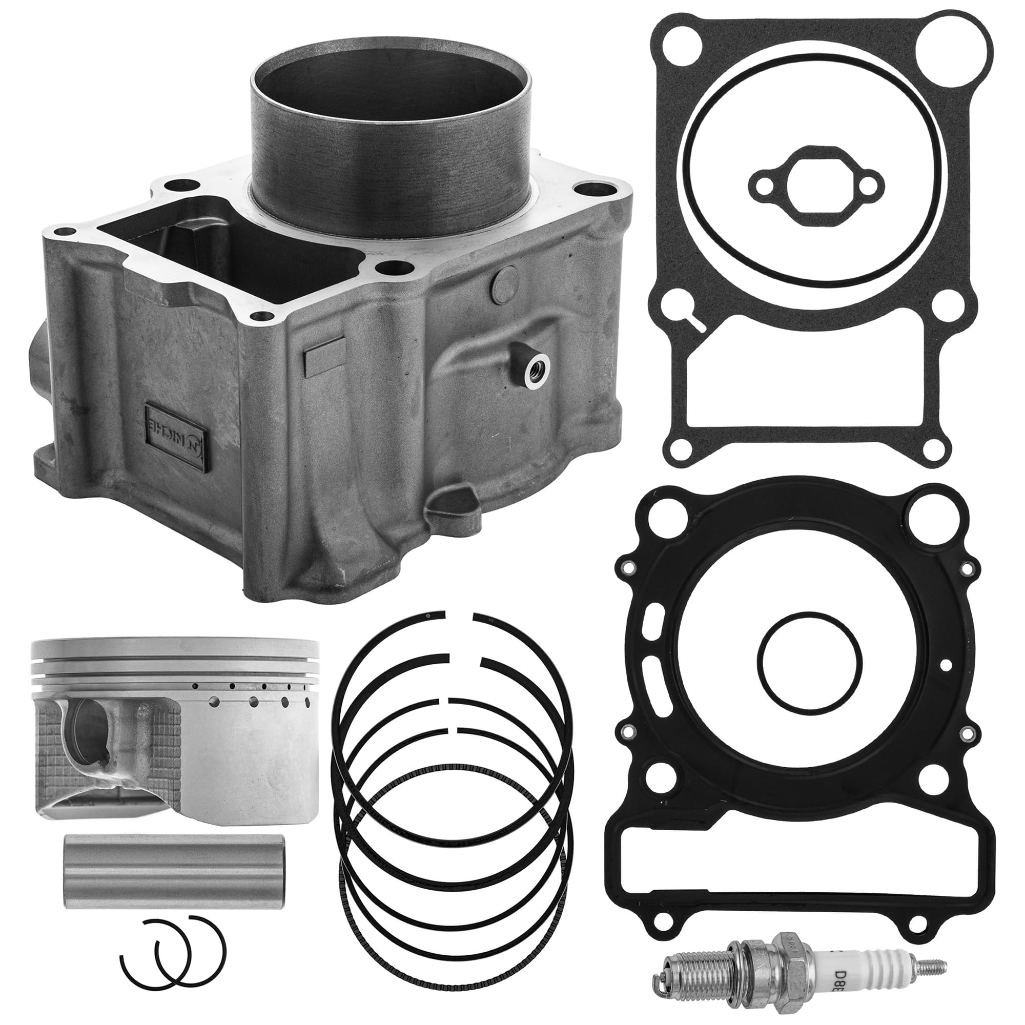 Niche Cylinder Piston Gasket Kit For Yamaha Kodiak Rhino Grizzly Wolverine 450 5Nd-11310-00-00 5Gh-11310-00-00