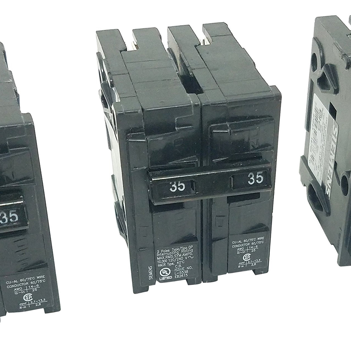 Siemens Q235_3PK 35 Amp Double Pole Type QP Circuit Breaker (Pack of 3) WBIASB079SX4879