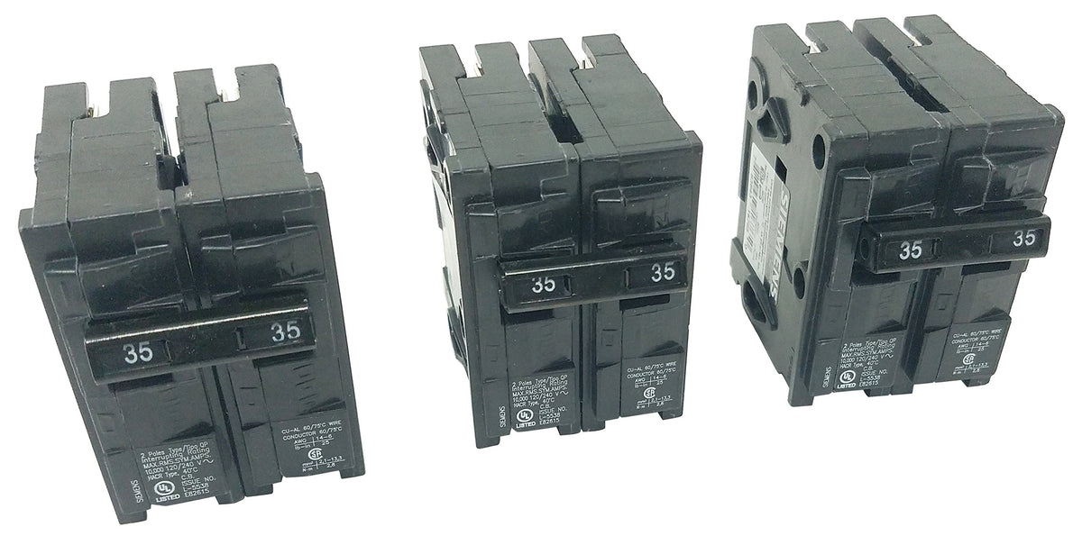 Siemens Q235_3PK 35 Amp Double Pole Type QP Circuit Breaker (Pack of 3)