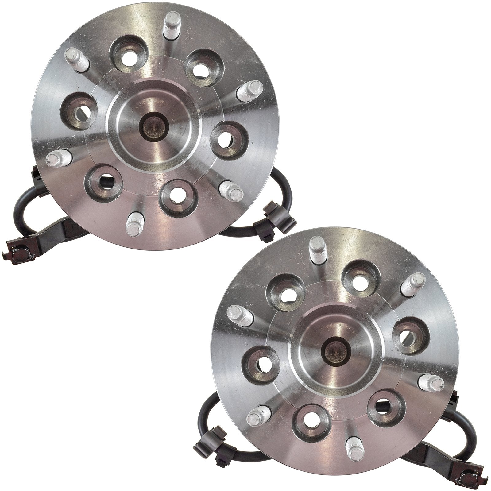 TRQ Front Wheel Hub Bearings Assembly Set Compatible with 2004-2008 Chevrolet Colorado GMC Canyon 2006 Isuzu i-280 2007-2008 i-2