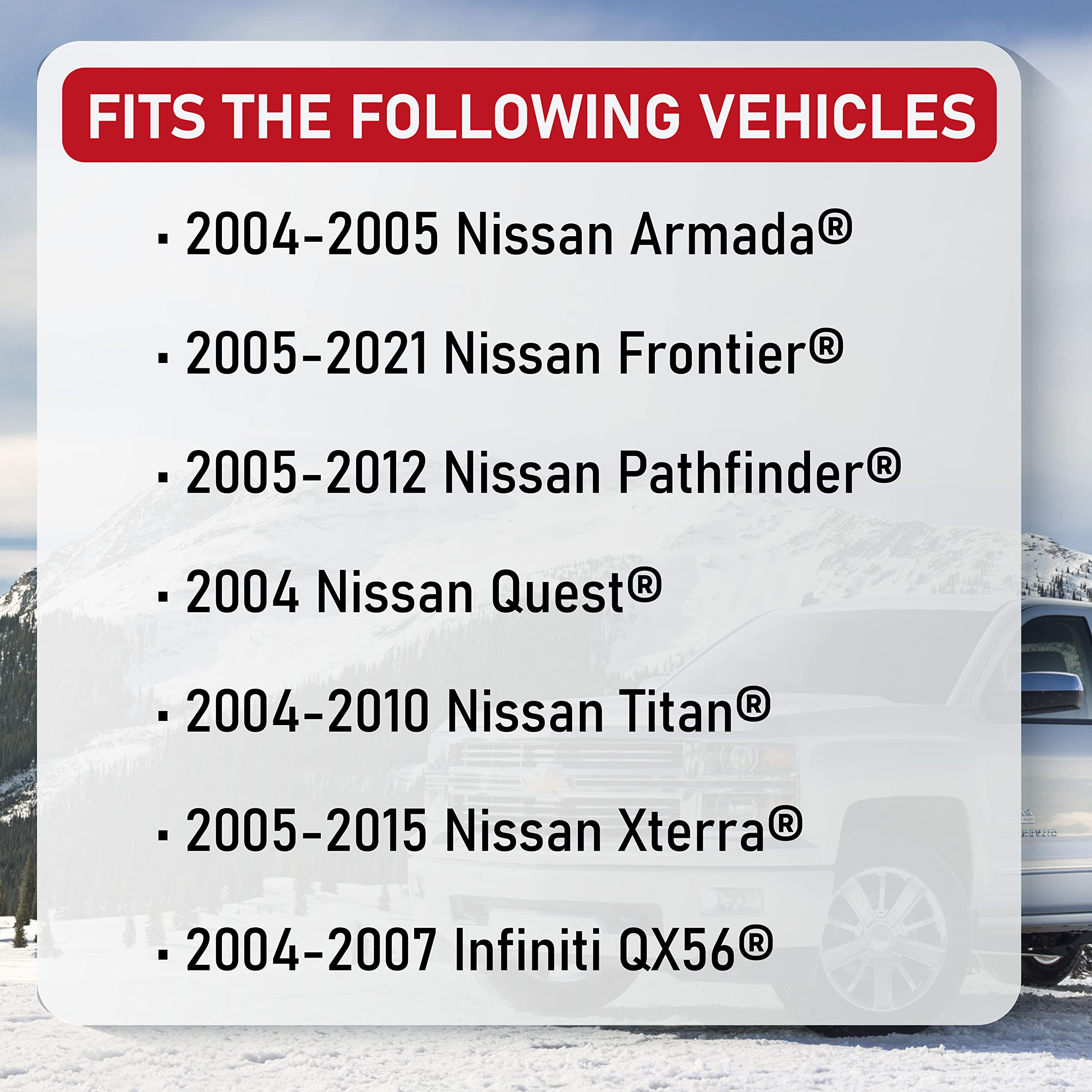 Hvac Blower Motor Resistor - Compatible With Nissan Vehicles - Armada, Frontier, Pathfinder, Quest, Titan, Xterra - Replaces 271
