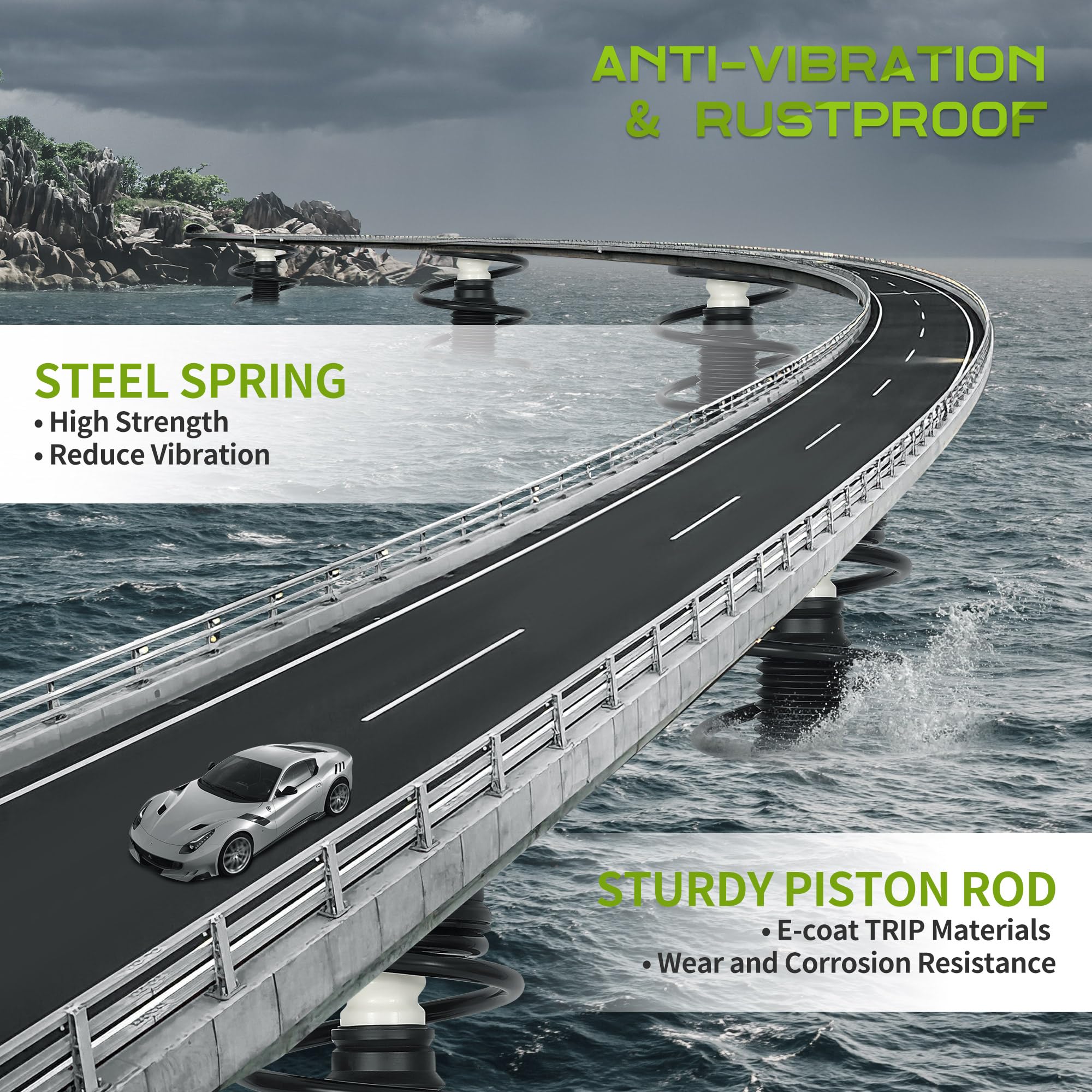 Autosaver88 Front Complete Struts Shocks And Coil Spring Assembly Compatible With 2013-2018 Altima Sedan