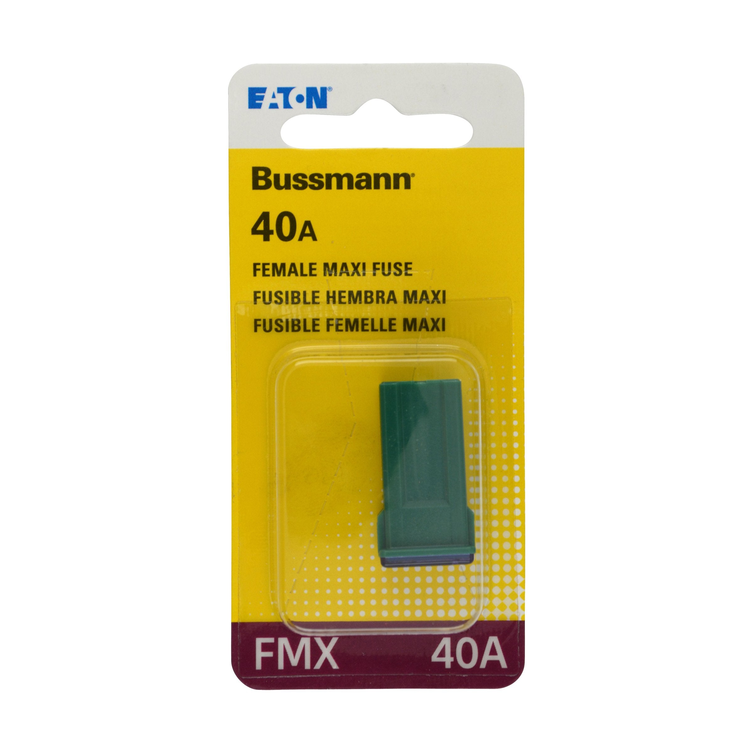Bussmann (Bp/Fmx-40-Rp) Green 40 Amp Female Maxi Fuse