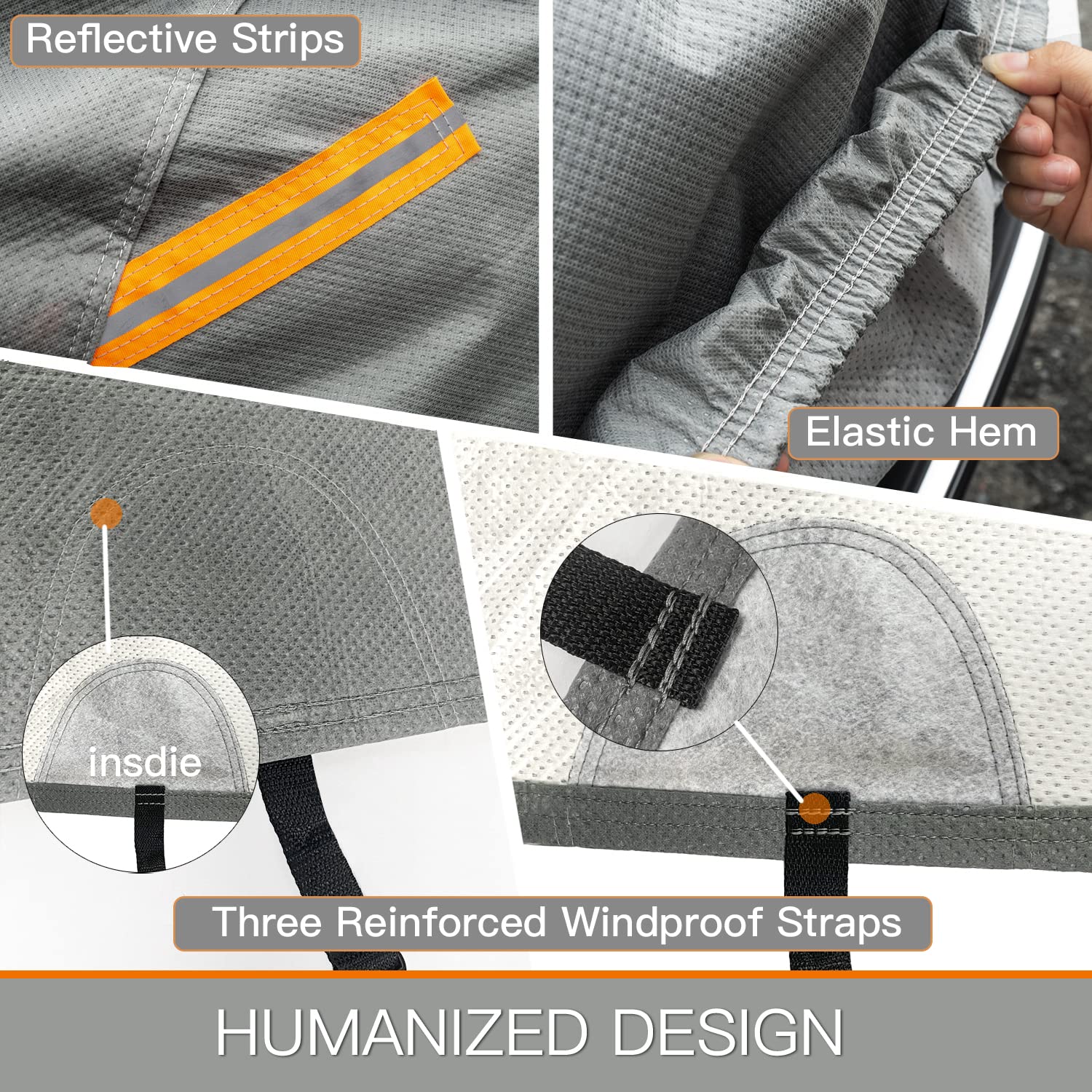 Kayme Heavy Duty Car Cover Custom Fit Porsche 964 993 930 (1967-1997) Waterproof All Weather For Automobiles, Full Exterior Cove