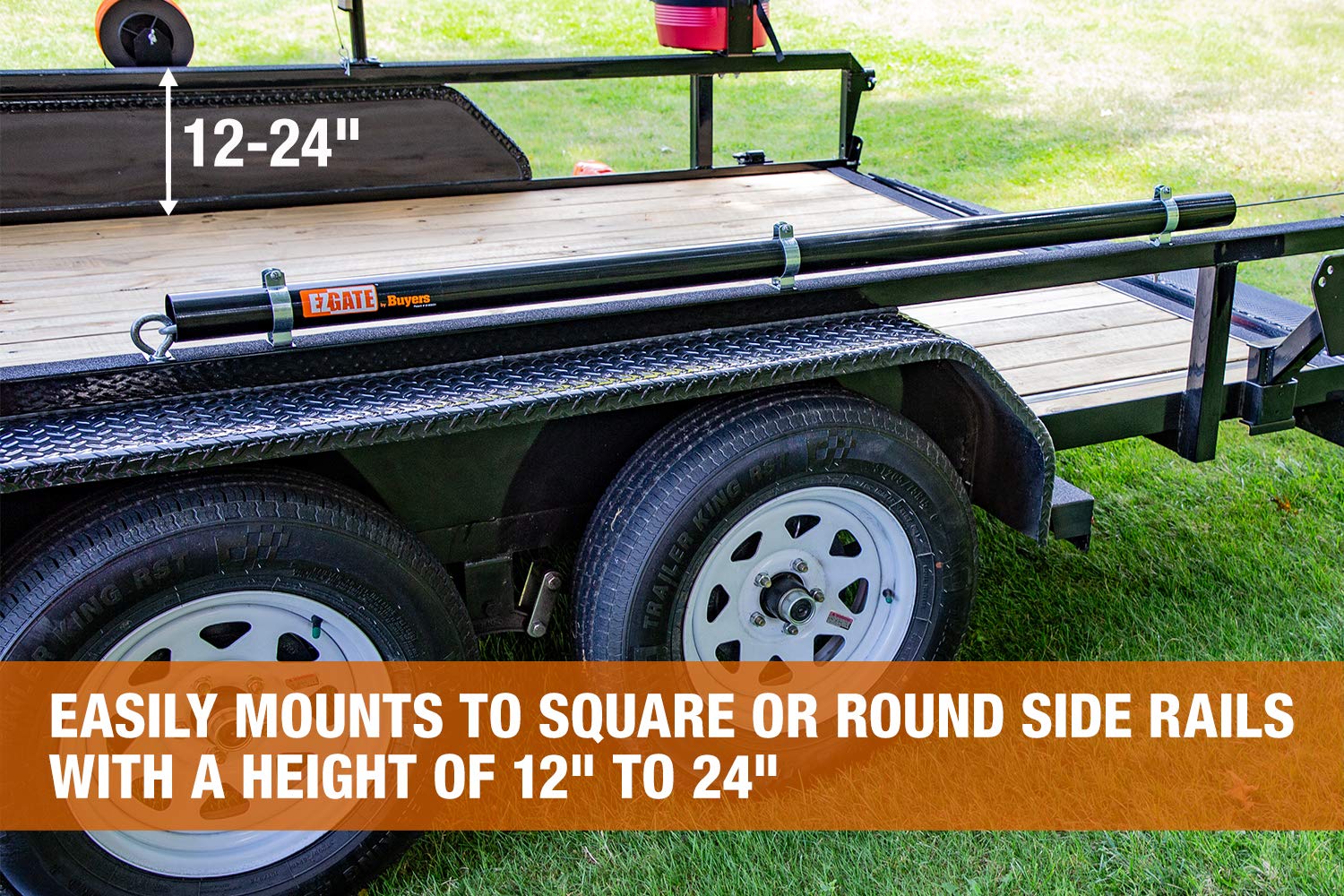 Buyers Products 5201000 Ez Gate Tailgate Assist, Reduce Physical Strain With Trailer Tailgates, Mounting Hardware Included, Handles Gates Up To 180Lbs, Works On Most Standard Open Trailers