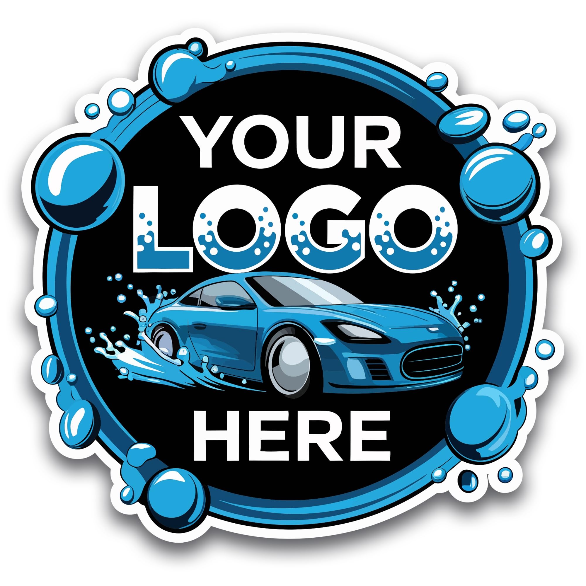 Magnet Me Up Custom Car Magnet - Personalized Die-Cut Magnetic Decal, Weatherproof Uv-Printed, Strong Hold, Upload Image & Text
