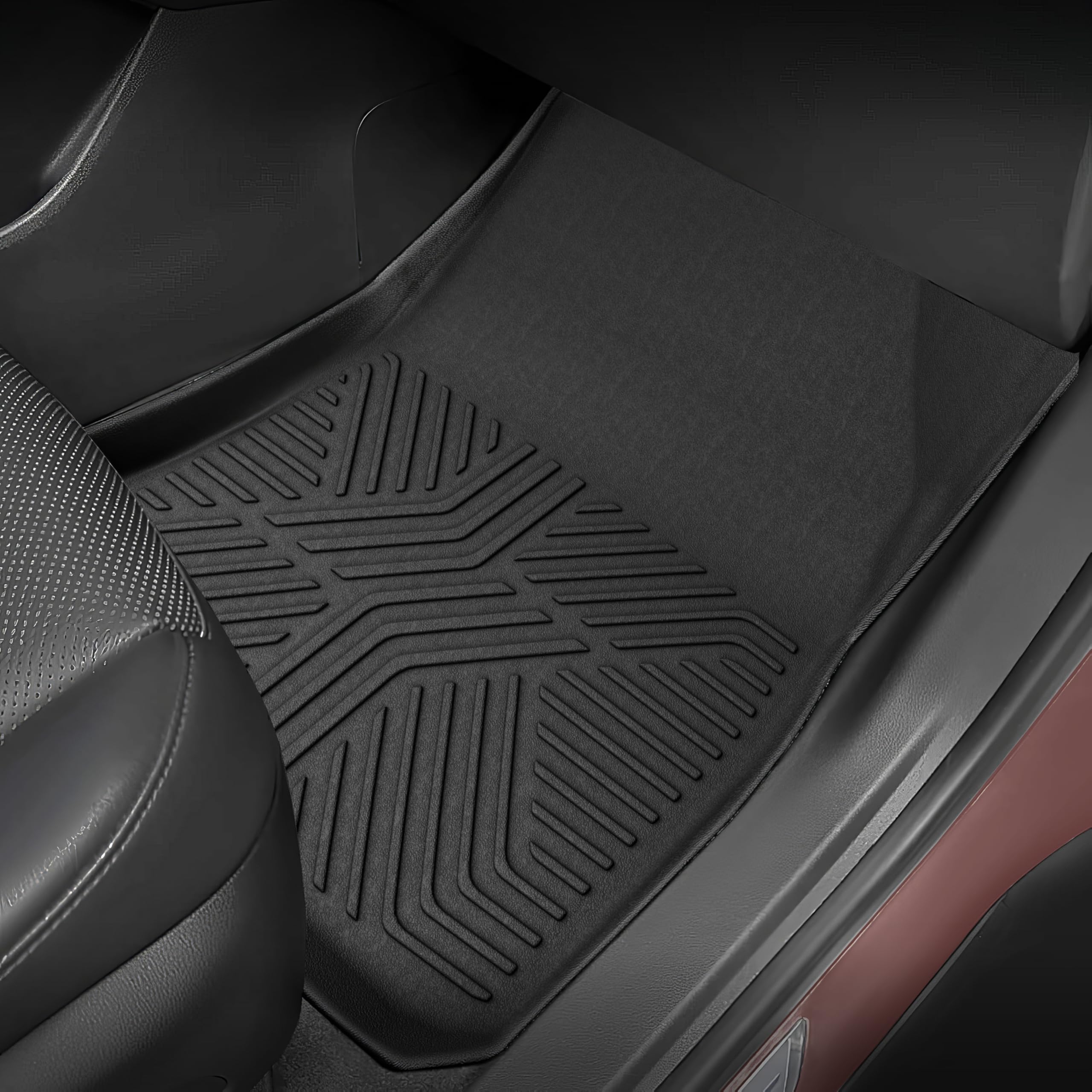 Karpal Floor Mats Fit For Chevrolet Chevy Blazer 2019-2025 (Gas Only), Tpe Rubber All Weather Protection Heavy Duty Floor Liners