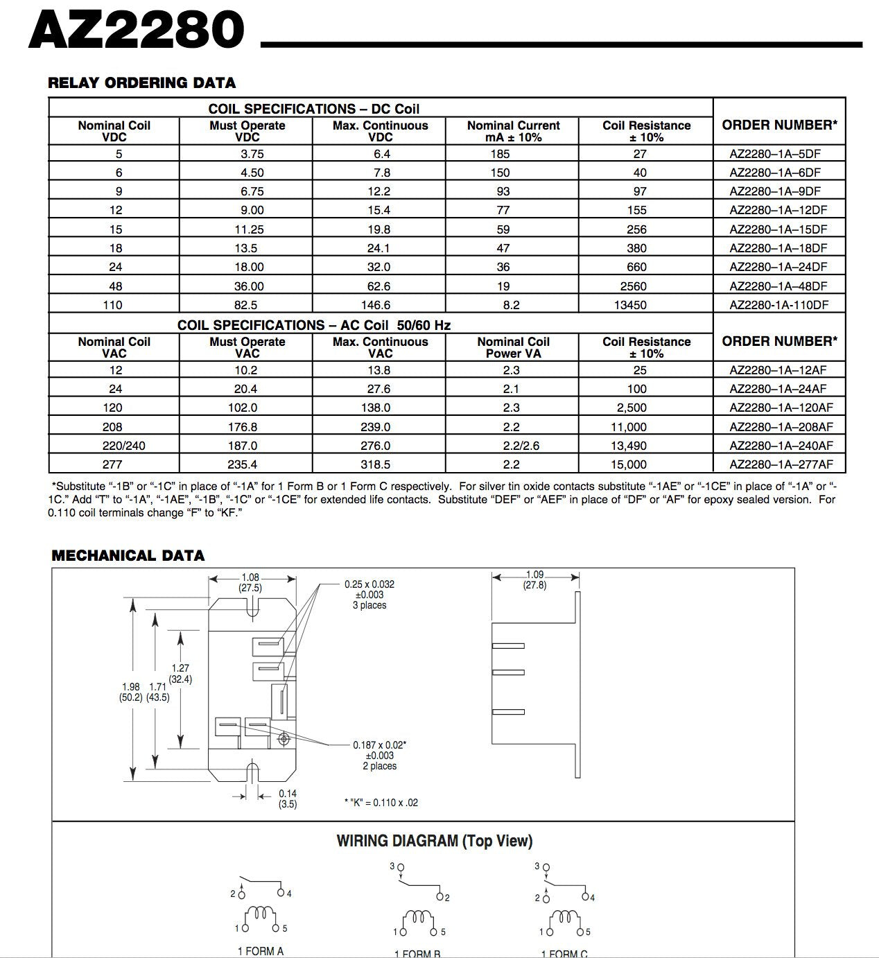 American Zettler Power Relay For Atwood 93849 Water Heater Relay Kit Rv Parts