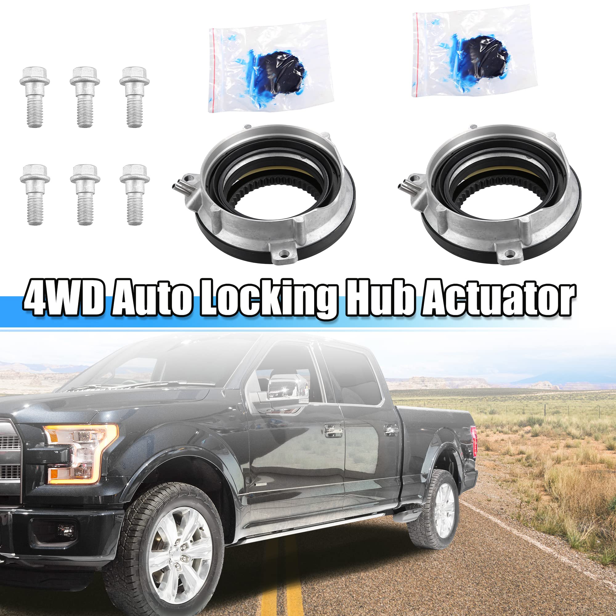 X Autohaux 2 Pcs 4X4 Auto Locking Hub 4Wd Locking Hub Actuator For Ford F-150 2004-2016 For Ford Expedition 2003-2015 For Lincoln Navigator 2003-2017 7L1Z3C247A 4 Wheel Drive