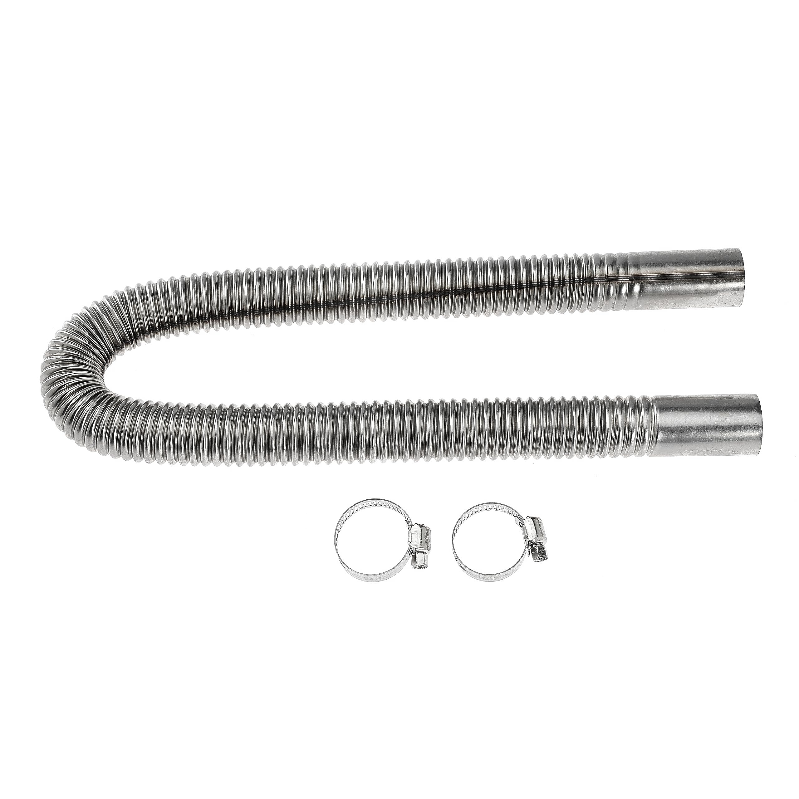 60cm 1 inch Diesel Heater Exhaust Pipe Generator Exhaust Extension Fuel Tank Diesel Gas Vent Hose with Clamps