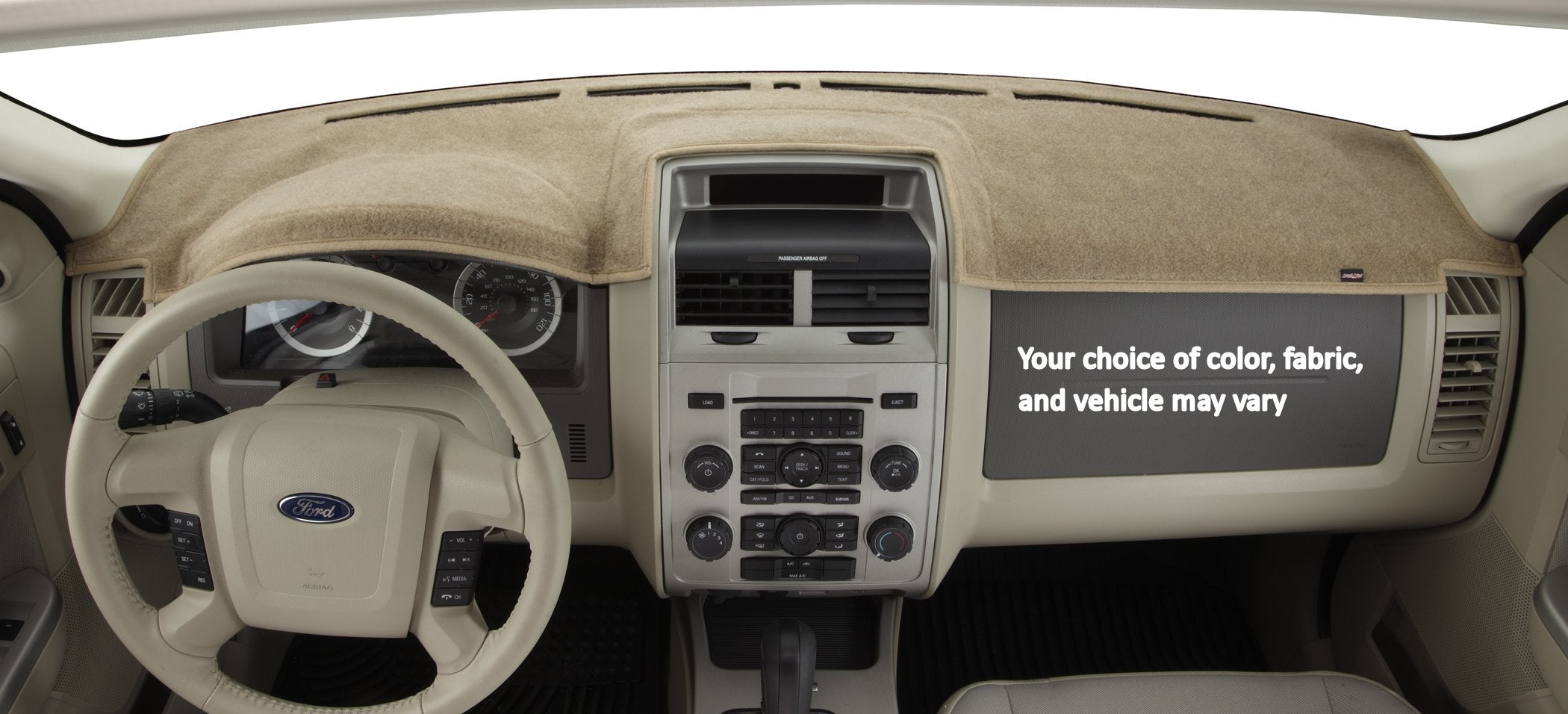 Dashmat Dash Board Cover, Beige