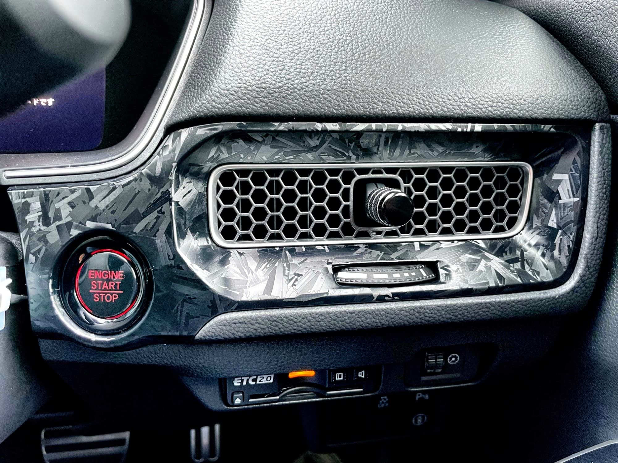 Lzlrun Forged Carbon Fiber Black Vinyl Wrap Roll Air Release Sticker Sheet Film Diy Decal Car Auto Vehicle Morotcycle Self Adhesive - 1Ft X 3.5Ft