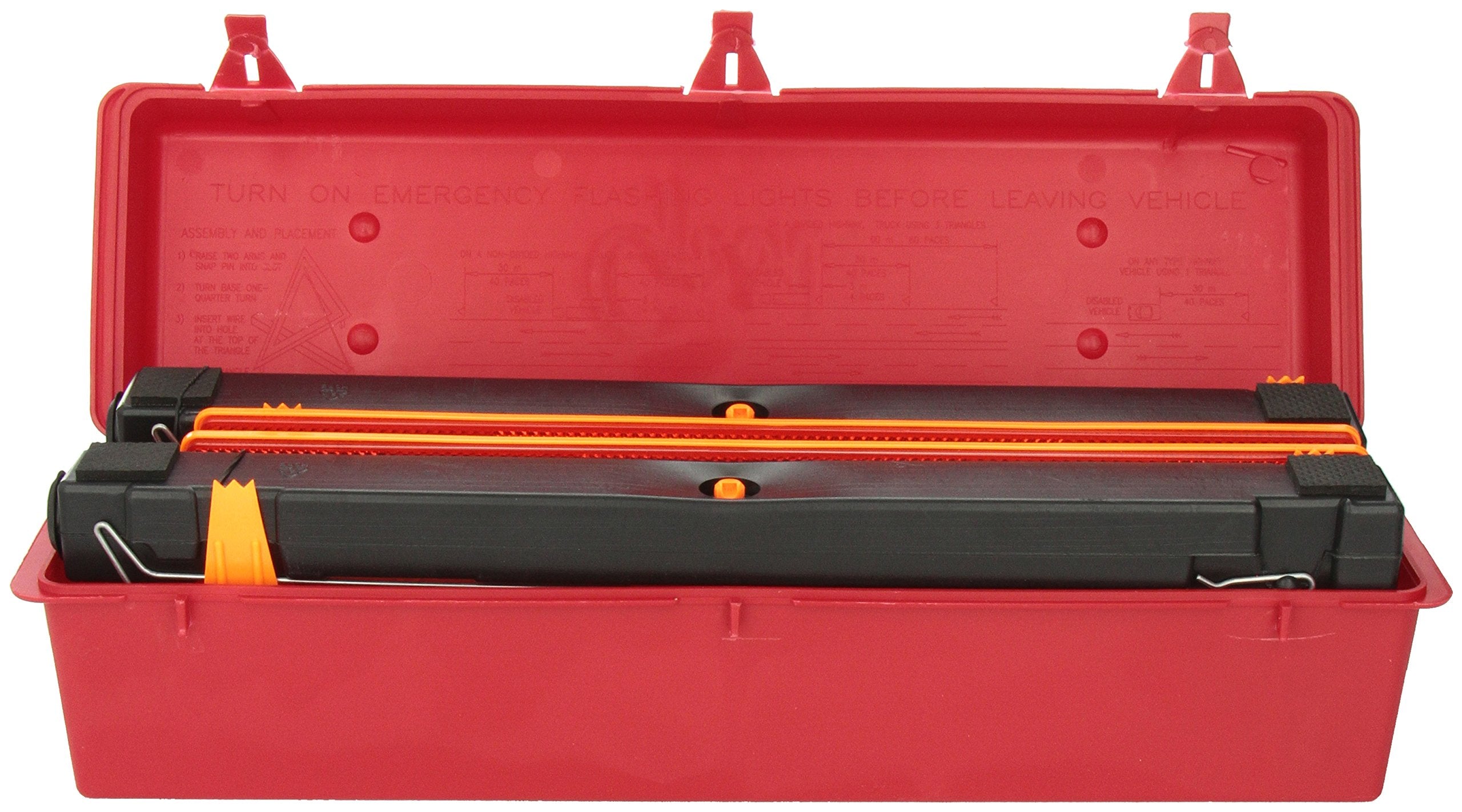 Grote 71422 Triangle Warning Kit (Three Triangles) , Red