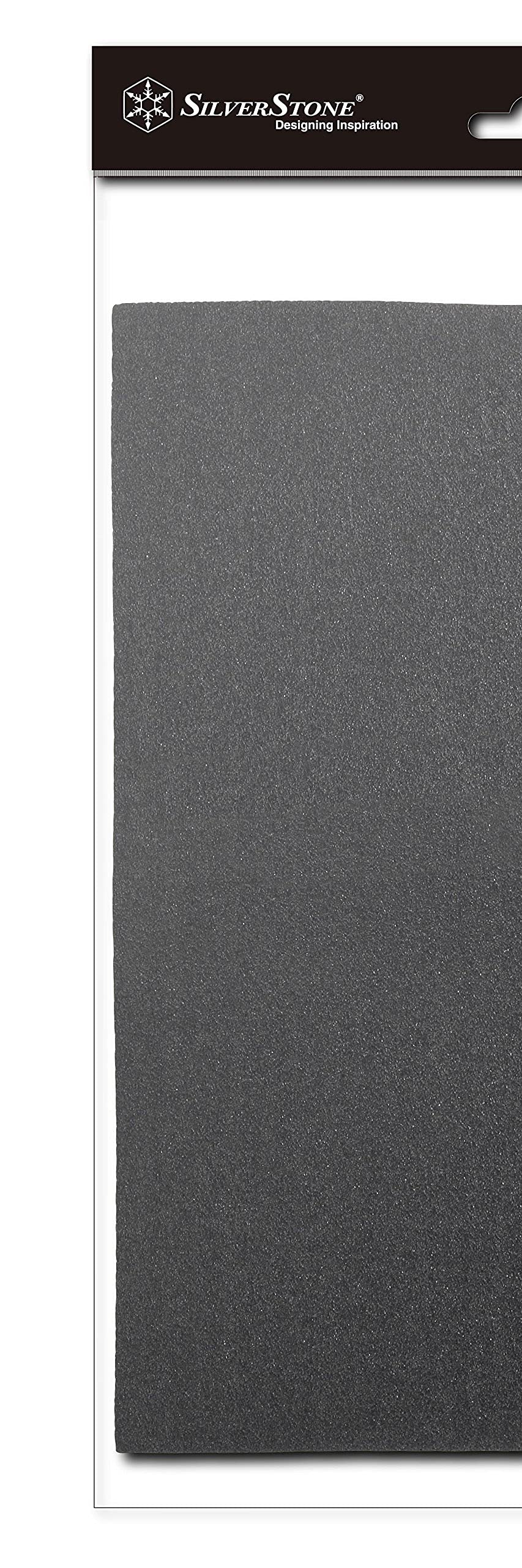 Silent Foam, Sound Dampening Acoustic Foam Material, Black, 21X15 inches, 4mm thick, 2 pcs