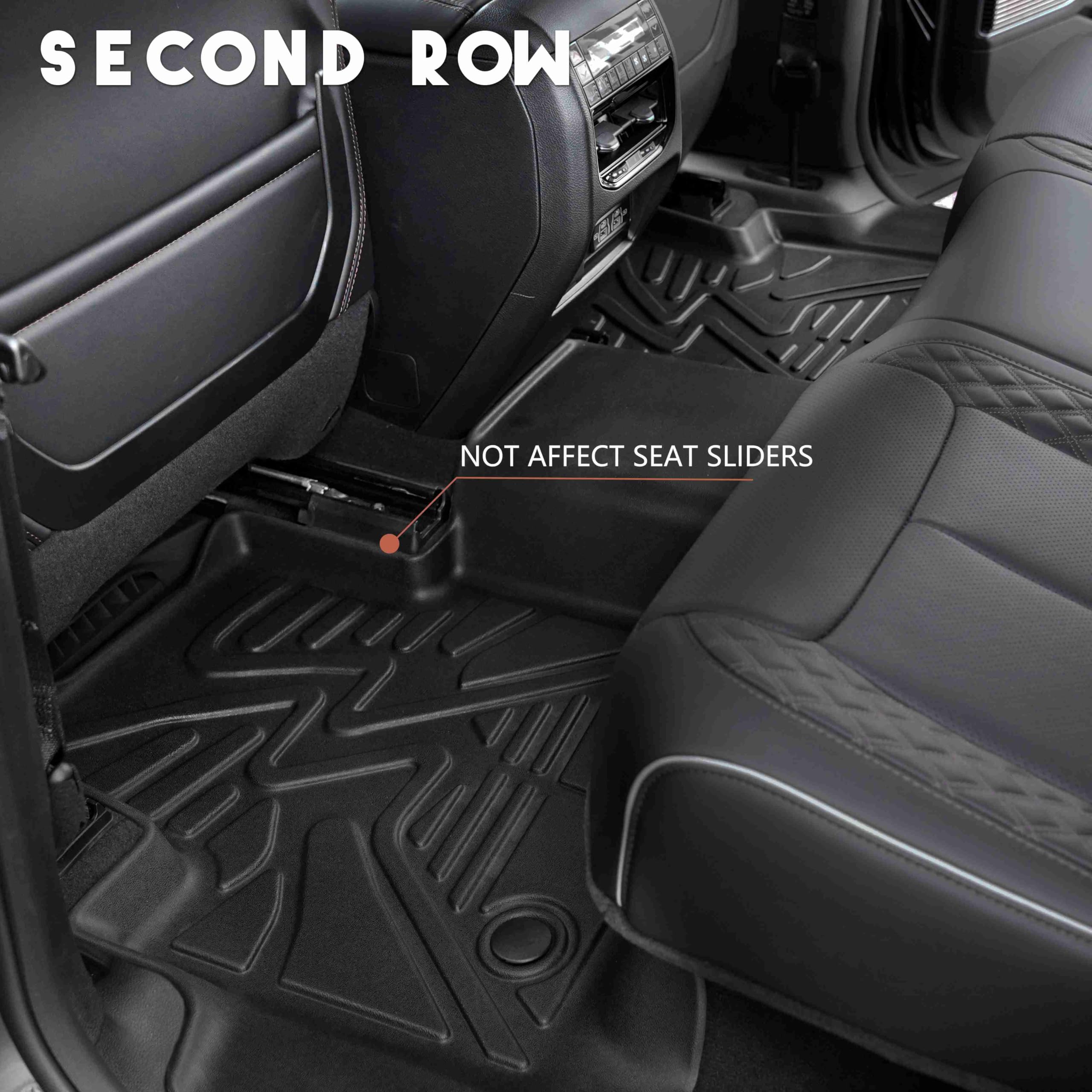 All Weather Floor Mats Cargo Liner Fit For 2022-2025 Jeep Grand Cherokee 2-Row Wl74 (Include 4Xe, Not Wk Or L) 5-Seat Only, Tpe