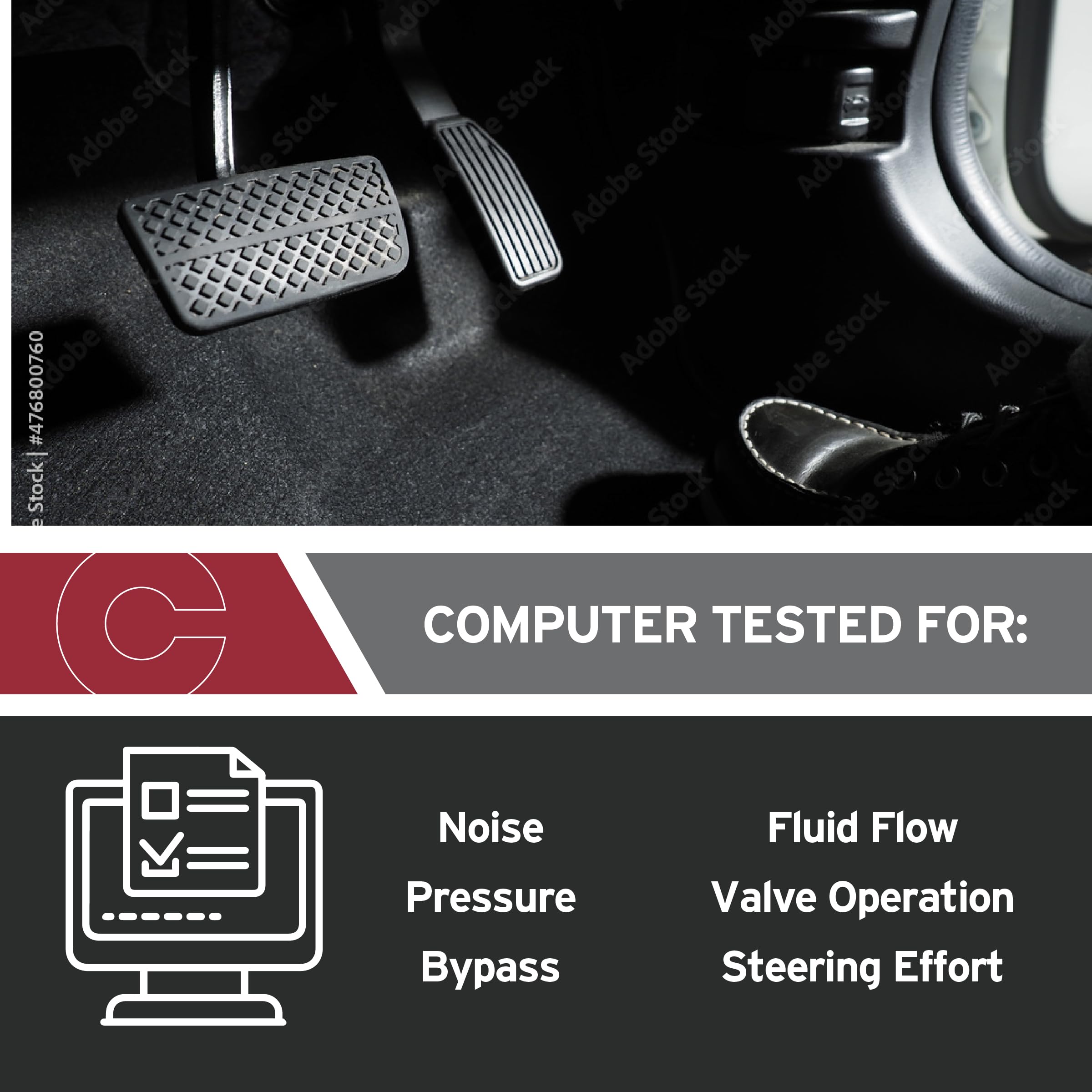 A1 Cardone Cardone 52-7412 Remanufactured Hydraulic Power Brake Booster Without Master Cylinder,Black (Renewed)