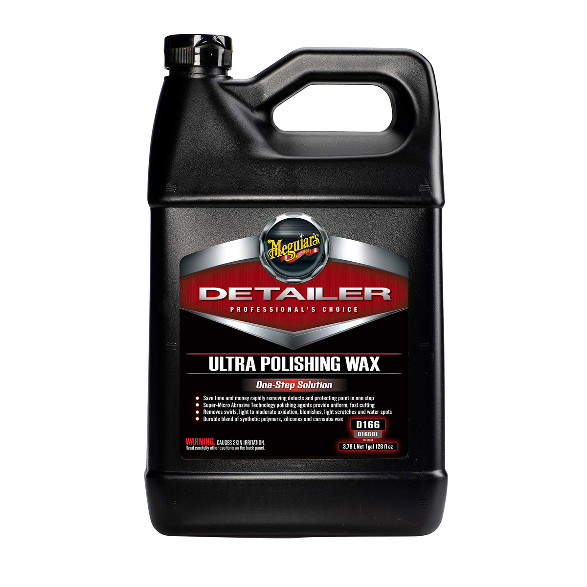 Meguiar's Professional Ultra Polishing Wax D16601 - Premium Scratch Removal, Car Polish, and Car Wax in One - One-Step Cleaner W