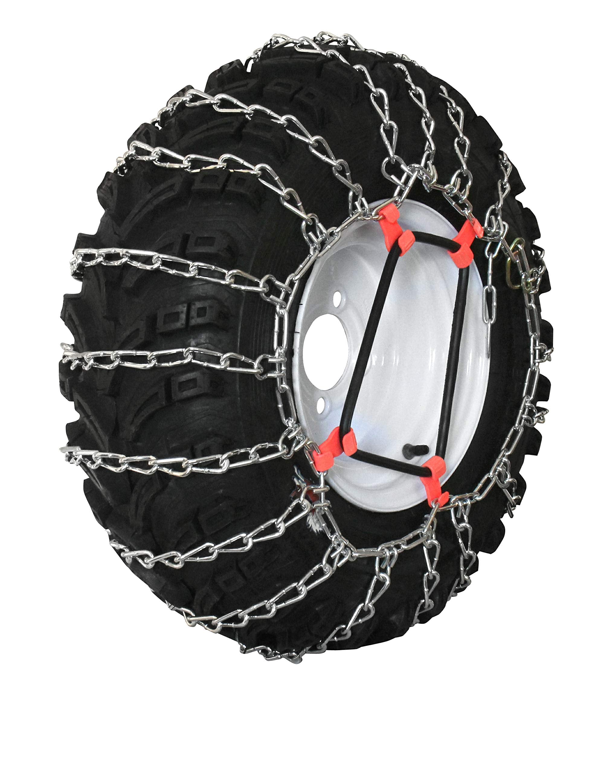 Grizzlar GTU264 Garden Tractor 2 link Ladder Alloy Tire Chains Tensioner included 20x10.0010 20x10.008 20x9.0010 21x8.0010