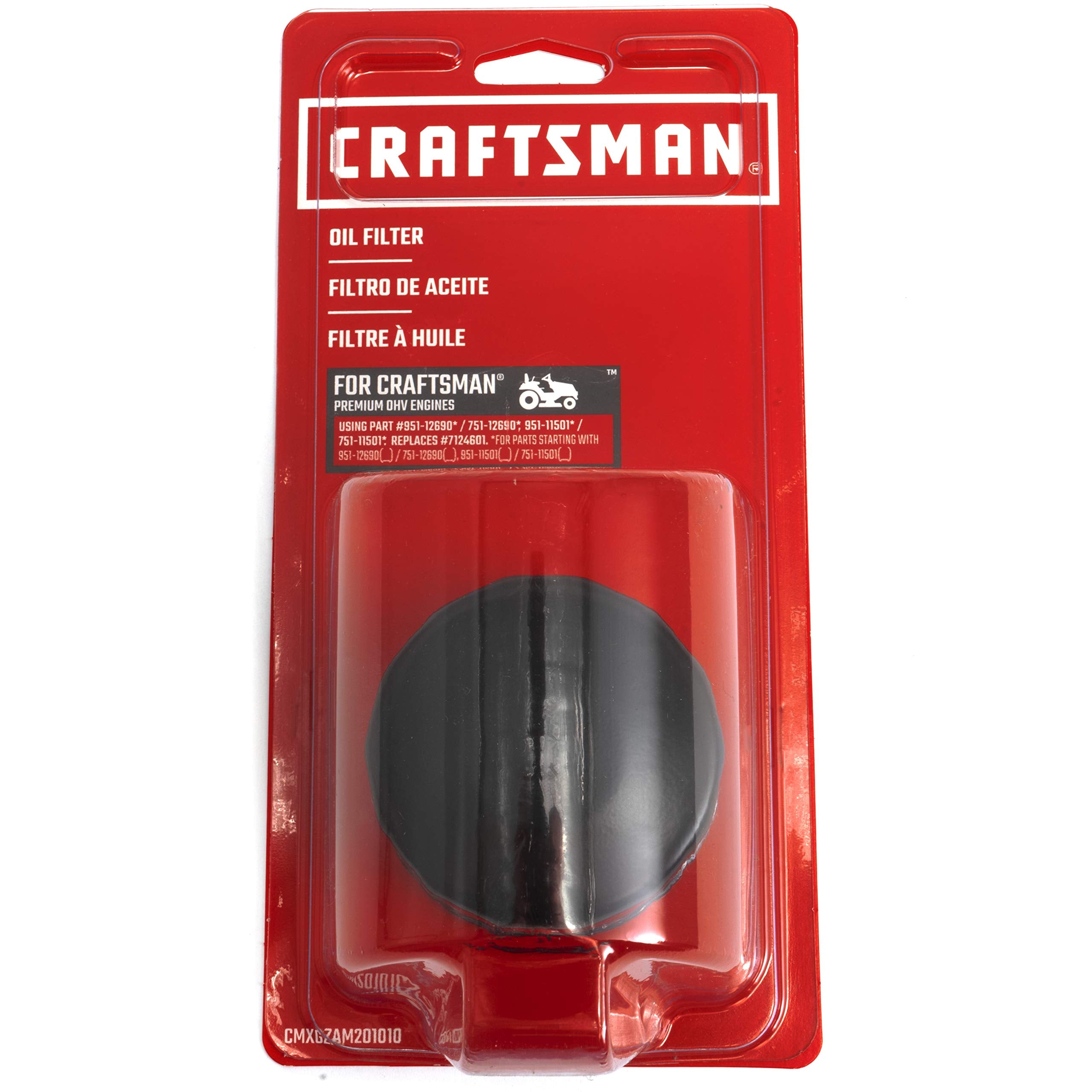 Craftsman Cmxgzam201010 Oil 751-12690 Filter, Black