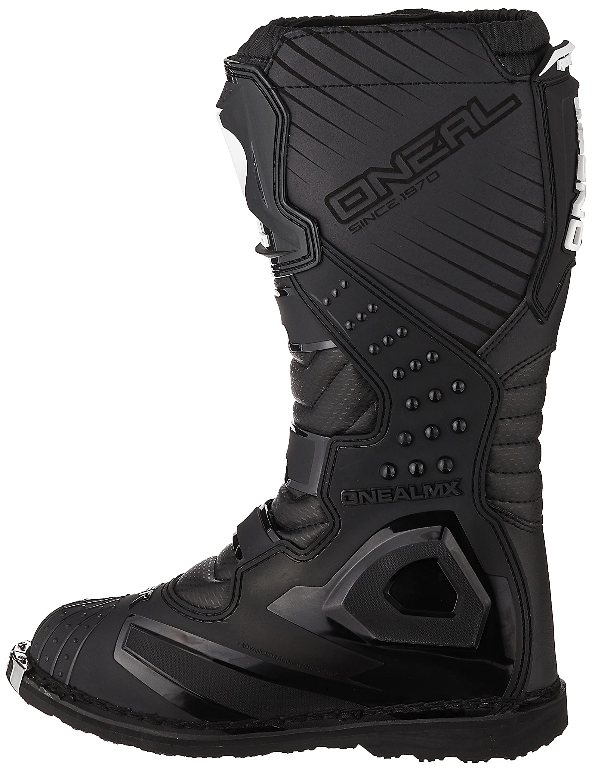 O'Neal Mens Rider Boot Blk/Blk 10, Black, 10 Us
