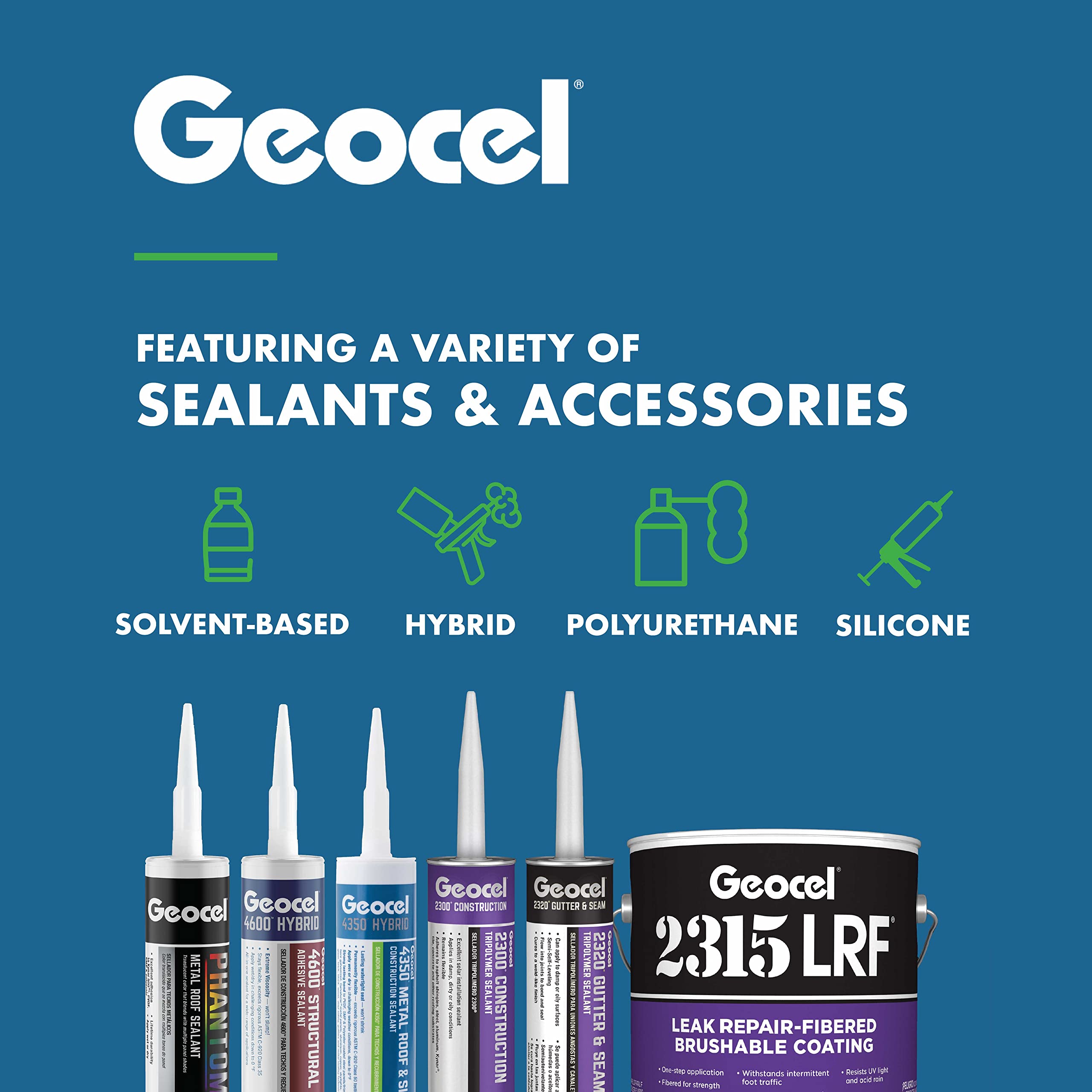 Geocel 28101V Pro Flex White Rv Flexible Sealant - 10 Oz. (Gc28101)
