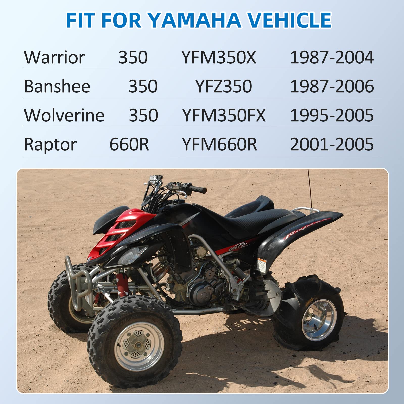 M Mati Rear Brake Caliper 1Uy-2580W-01-00 For Yamaha Banshee 350 Yfz350 Warrior 350 Yfm350X Wolverine 350 Yfm350Fx Raptor 660R Yfm660R Without Parking Brake