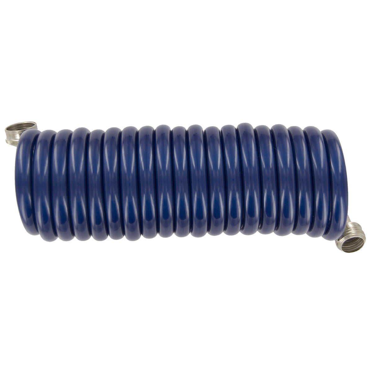 Plastair Springhose Puw615B9-M-3-Amz Light Polyurethane Drinking Water Safe Marine/Rv Recoil Hose, Blue, 3/8-Inch By 15-Foot
