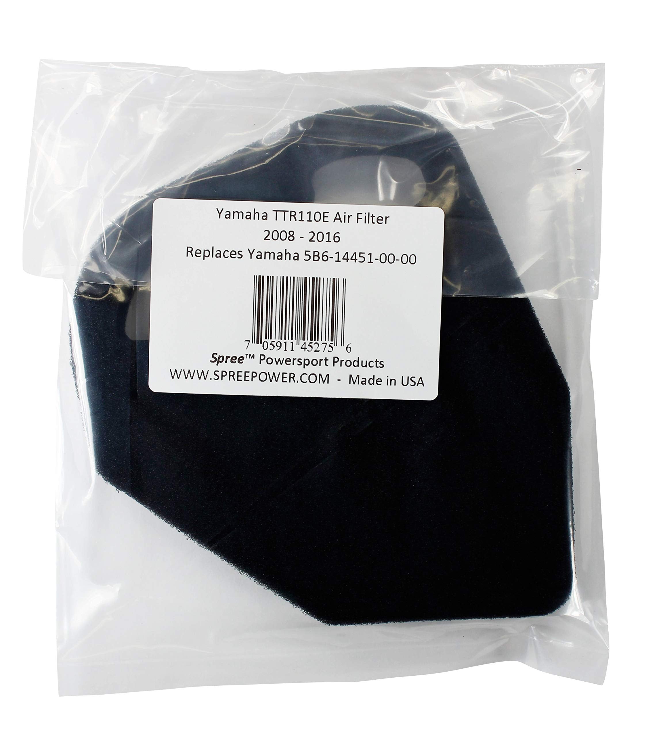 Spree Compatible/Replacement Air Filter For Yamaha Ttr110 (2008-2015)