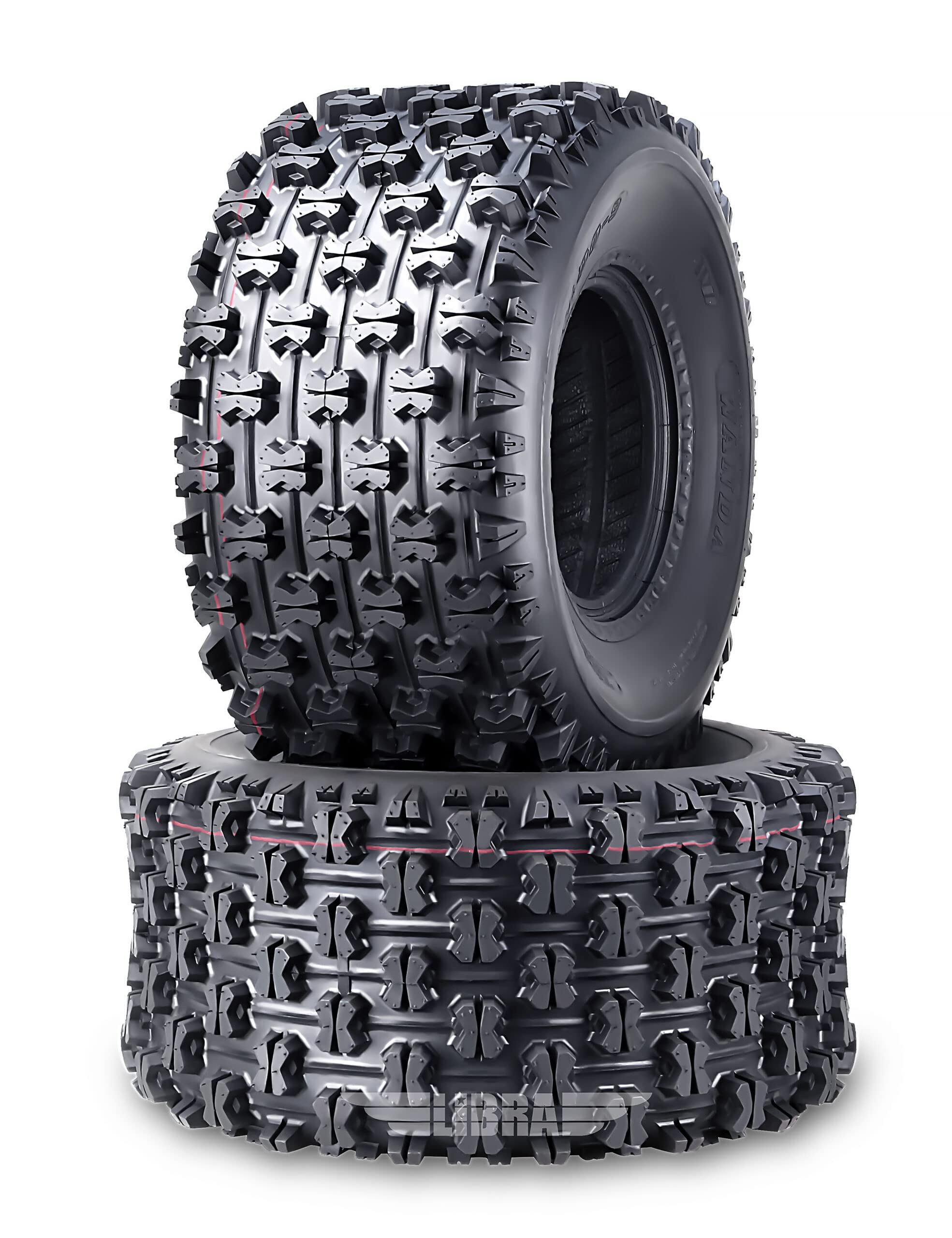 Wanda Set 2 Sport Atv Tires At 22X10-9 22X10X9 P357 Gncc (Grand National Cross Country) Race Tire 0.71'' Lugs 10263