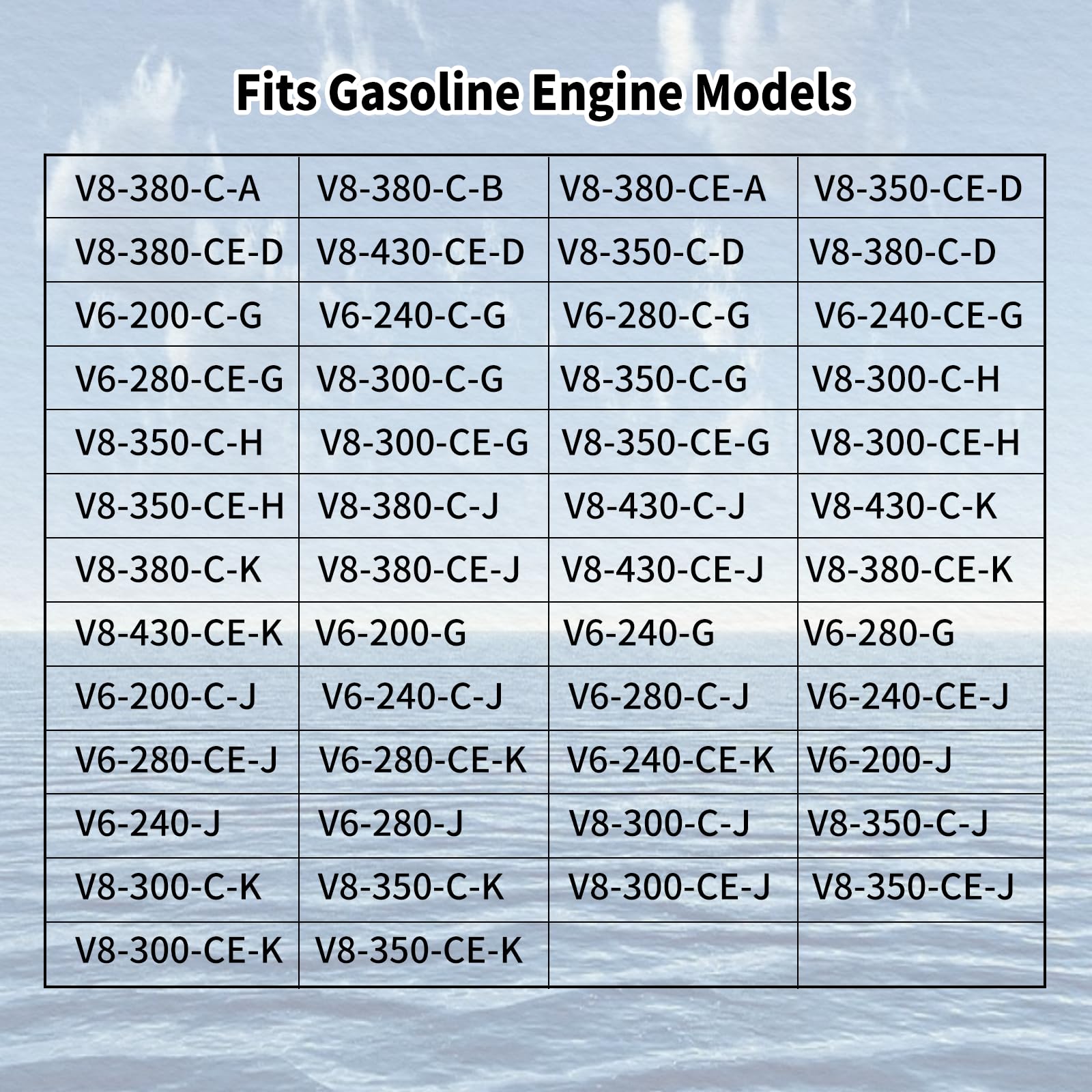 Vanshly,Sea Water Pump Threaded Impeller Repair Kit Replaces Volvo Penta 21700445,Fits V6,V8,5.7Gasoline Engine Models