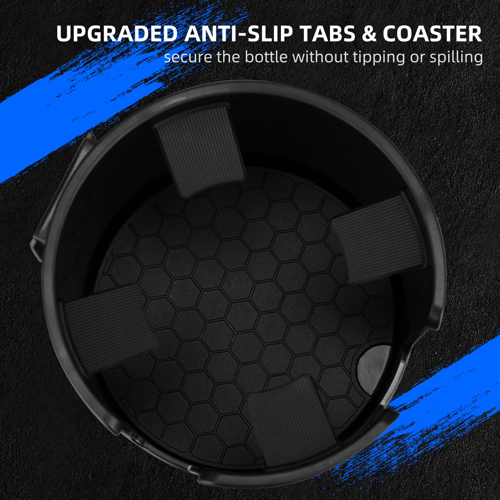 Dylen Car Cup Holder Expander, Cup Holder Extender Adapter For Car With Expandable Base, Fits Yeti 20/26/30/46Oz, Hydroflask 32/