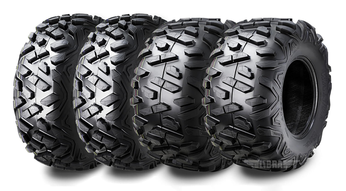 Wanda Utv Atv Tires 25X8-11 25X8X11 & 25X10-11 25X10X11 6-Ply Bighorn Style Full Set 10415-416