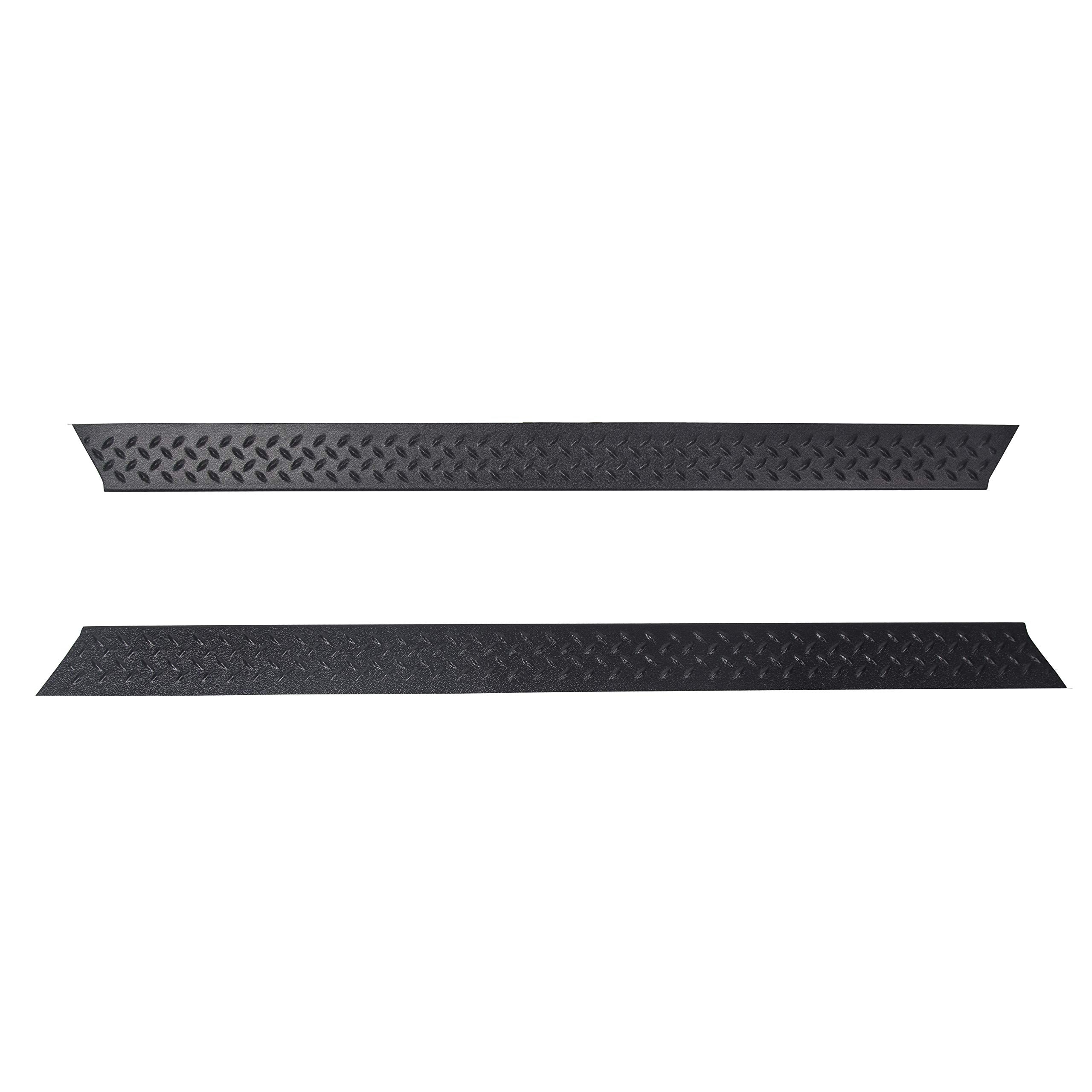 7Blacksmiths Side Body Armor Rocker Panel Compatible With 1997-2006 Jeep Tj Wrangler Diamond Plate Kit Replacement For 11650.05