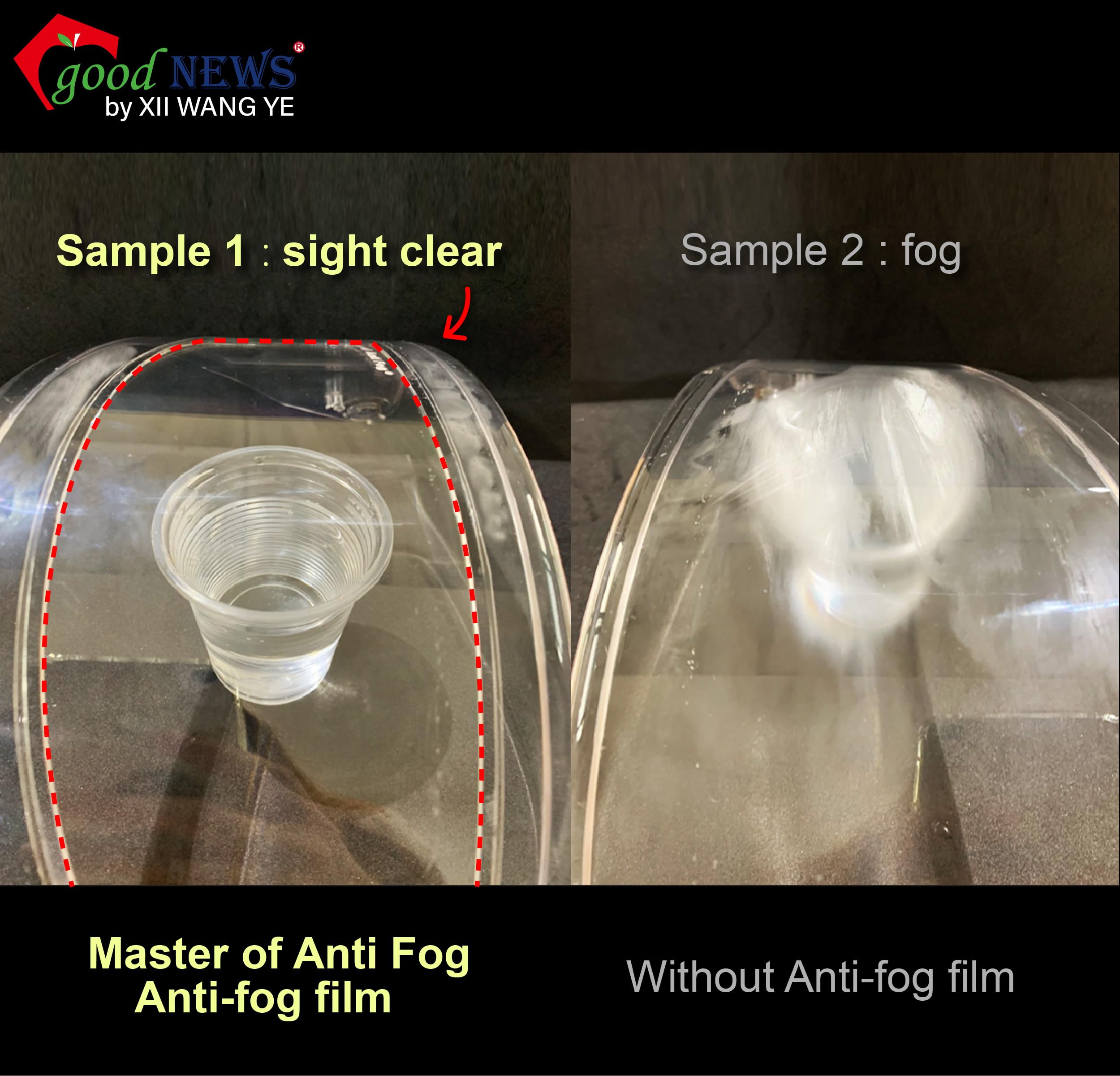 Xii Wy Universal Motorcycle Full Face Helmet Shield Anti Fog Film,Clear Ultra Thin Visor Lens Insert Fog Resistant Waterproof St