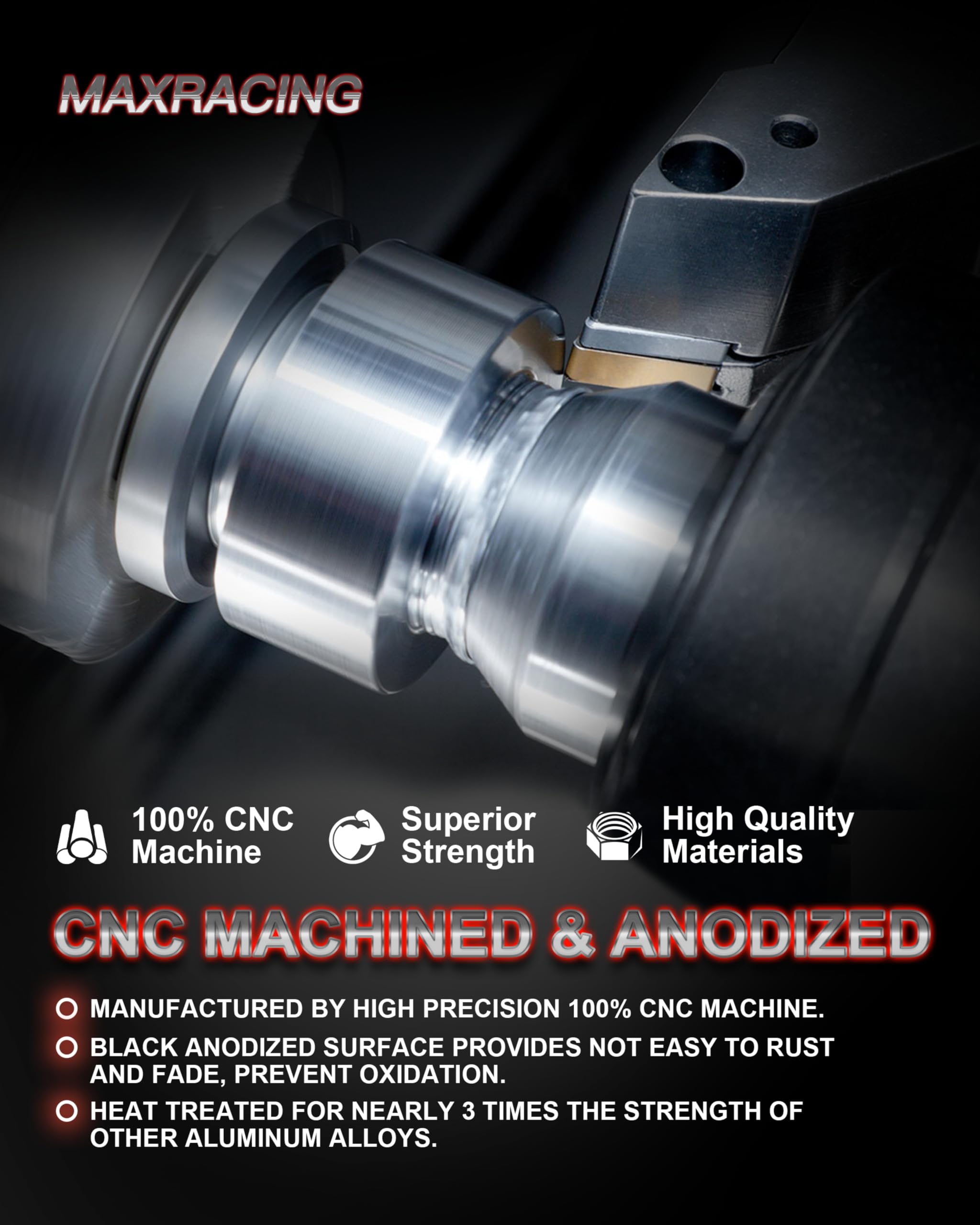 Maxracing 1.5'' Front Leveling Kit Strut Lift Spacers Compatible With 2007-2024 Chevy Silverado Avalanche Suburban Tahoe 1500 |