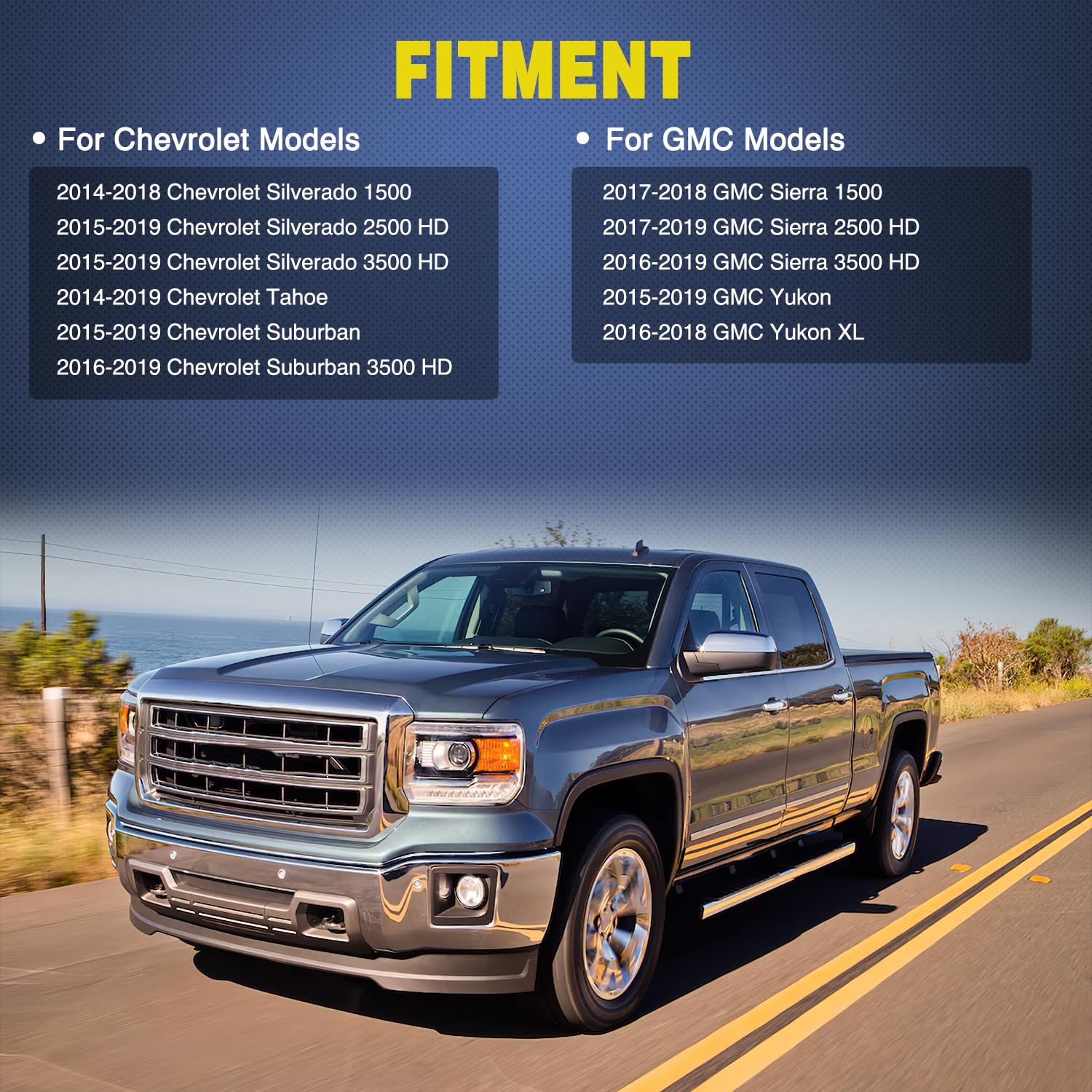 Nilight Headlight Dimmer Switch Compatible With 2014 2015 2016 2017 2018 2019 Chevy Silverado 1500 2500Hd 3500Hd Tahoe 2017-2019