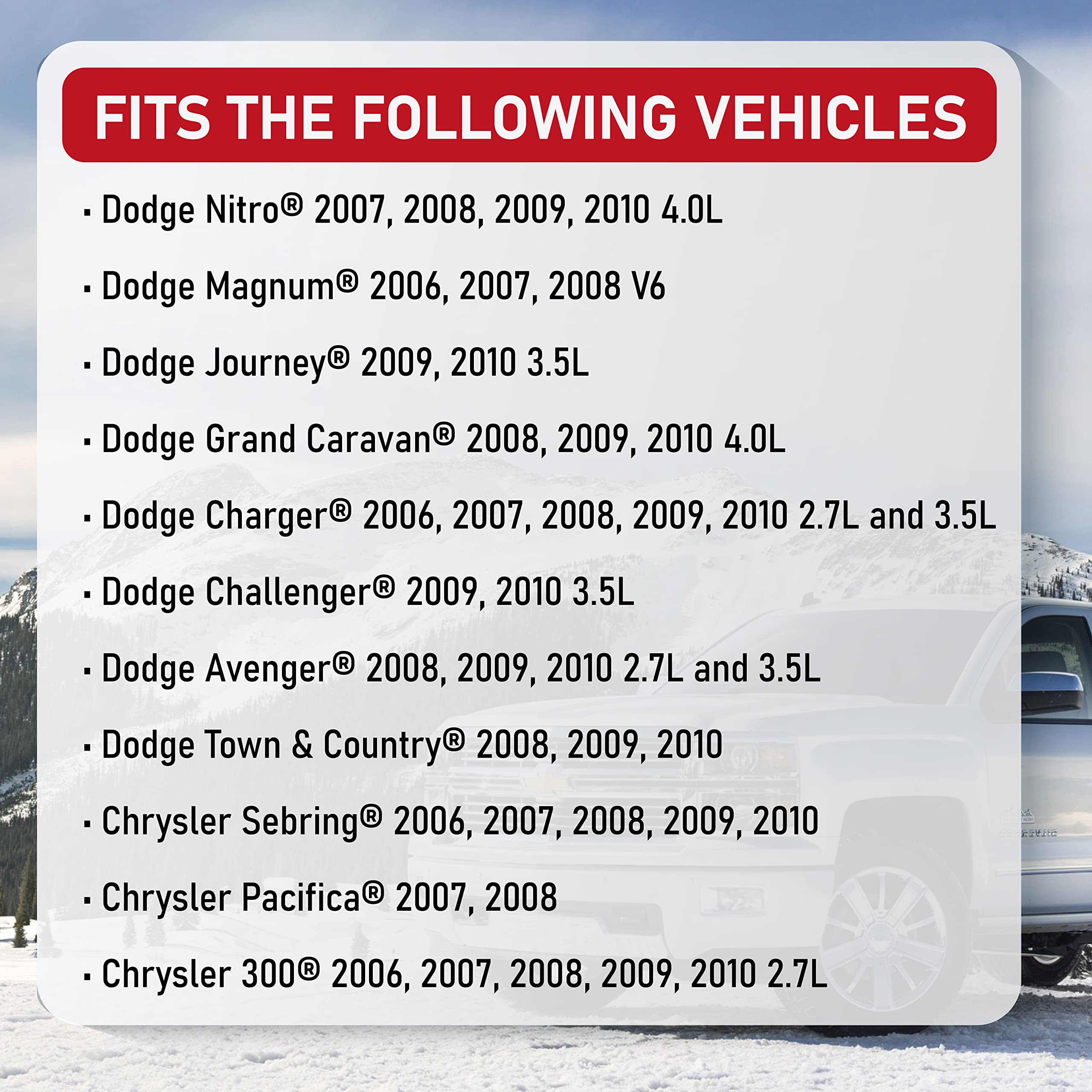 Ignition Coil Pack Set Of 6 - Compatible With Dodge & Chrysler V6 2.5L 2.7L 3.5L Vehicles - Replaces 4606869Aa - Fits Magnum, Ch